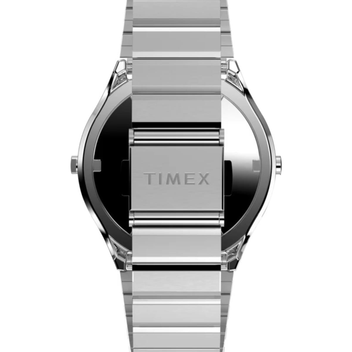 Timex Q 1975 SSQ Reissue Digital Steel Watch TW2Y06100