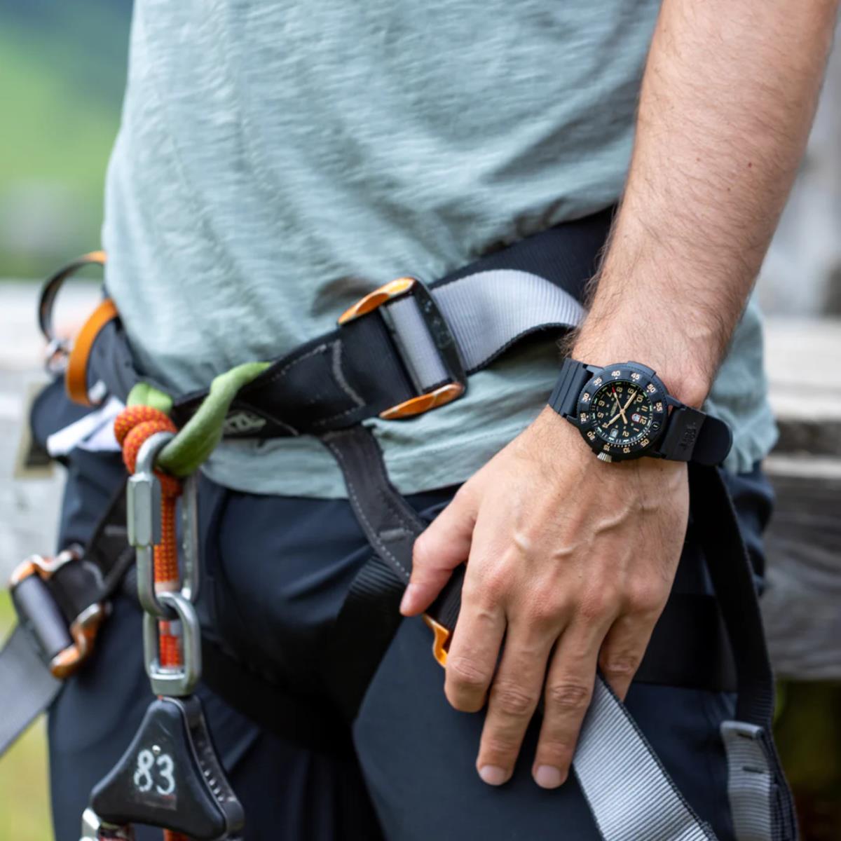 Luminox Original Navy Seal 3000 Series Black Dial Rubber Strap Men's Watch XS.3001.EVO.OR.S