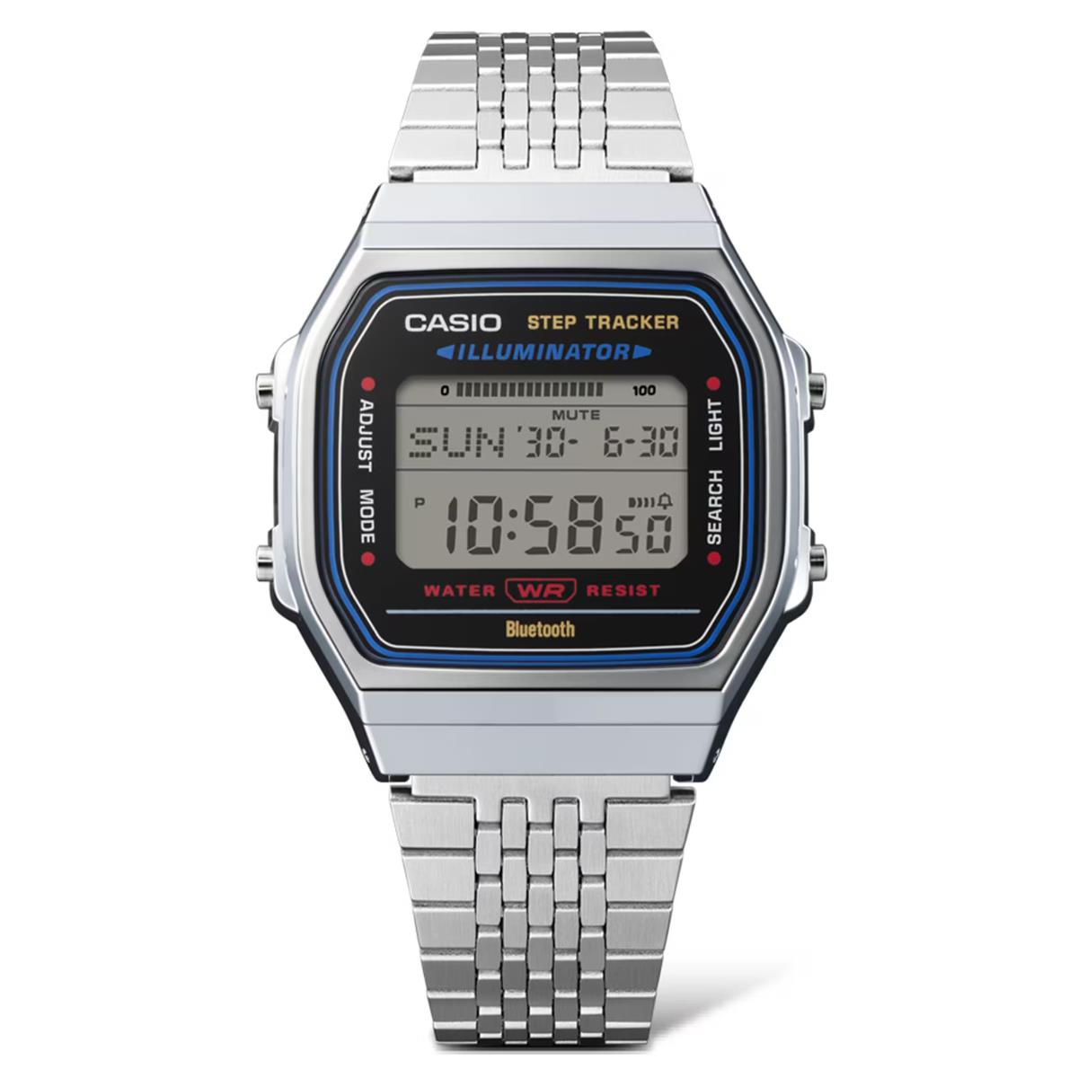 Casio Vintage Quartz Digital Steel Strap Watch ABL-100WE-1AEF