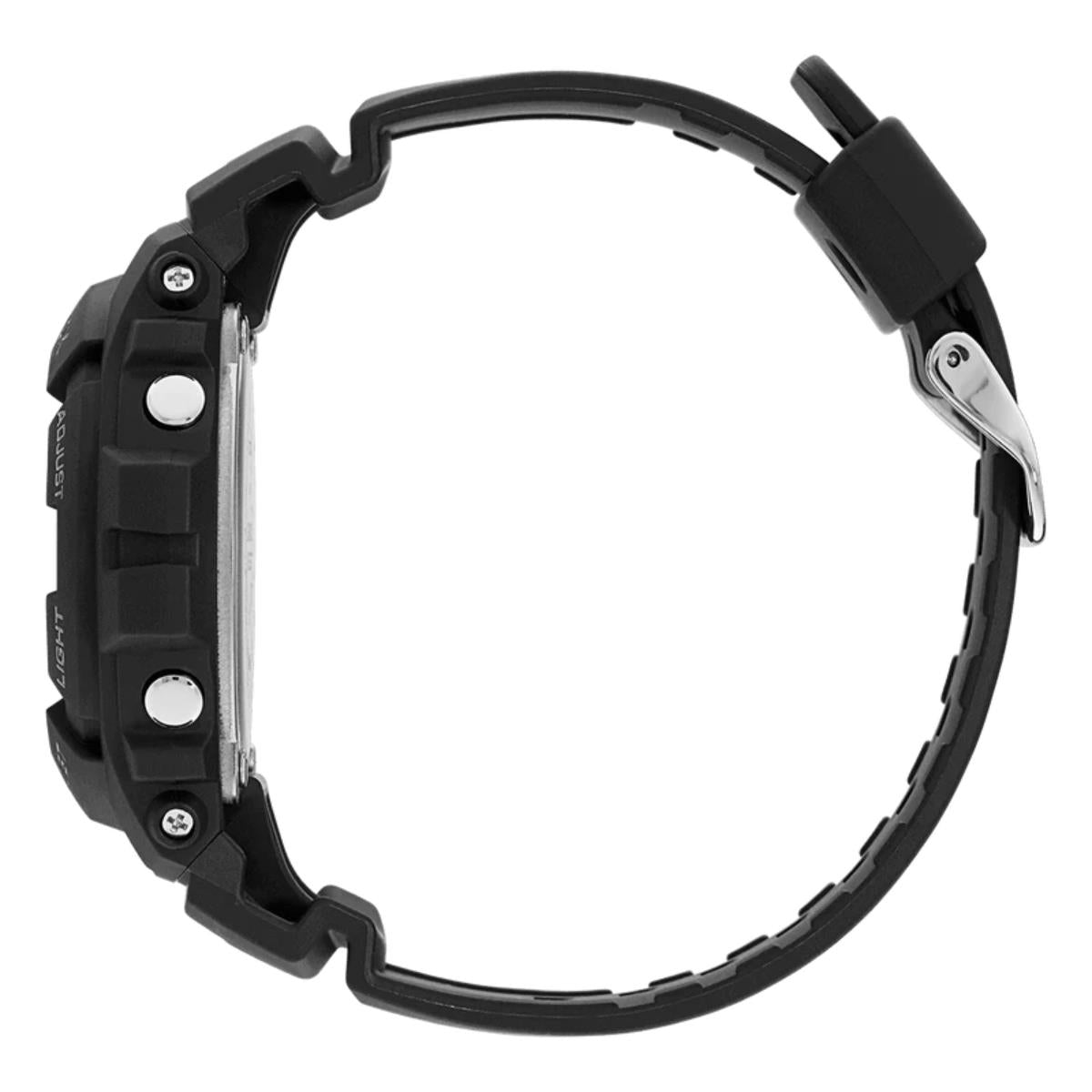 Casio G-Shock Digi-Analogue Black Dial Resin Strap Men's Watch G-100-1BVMUR