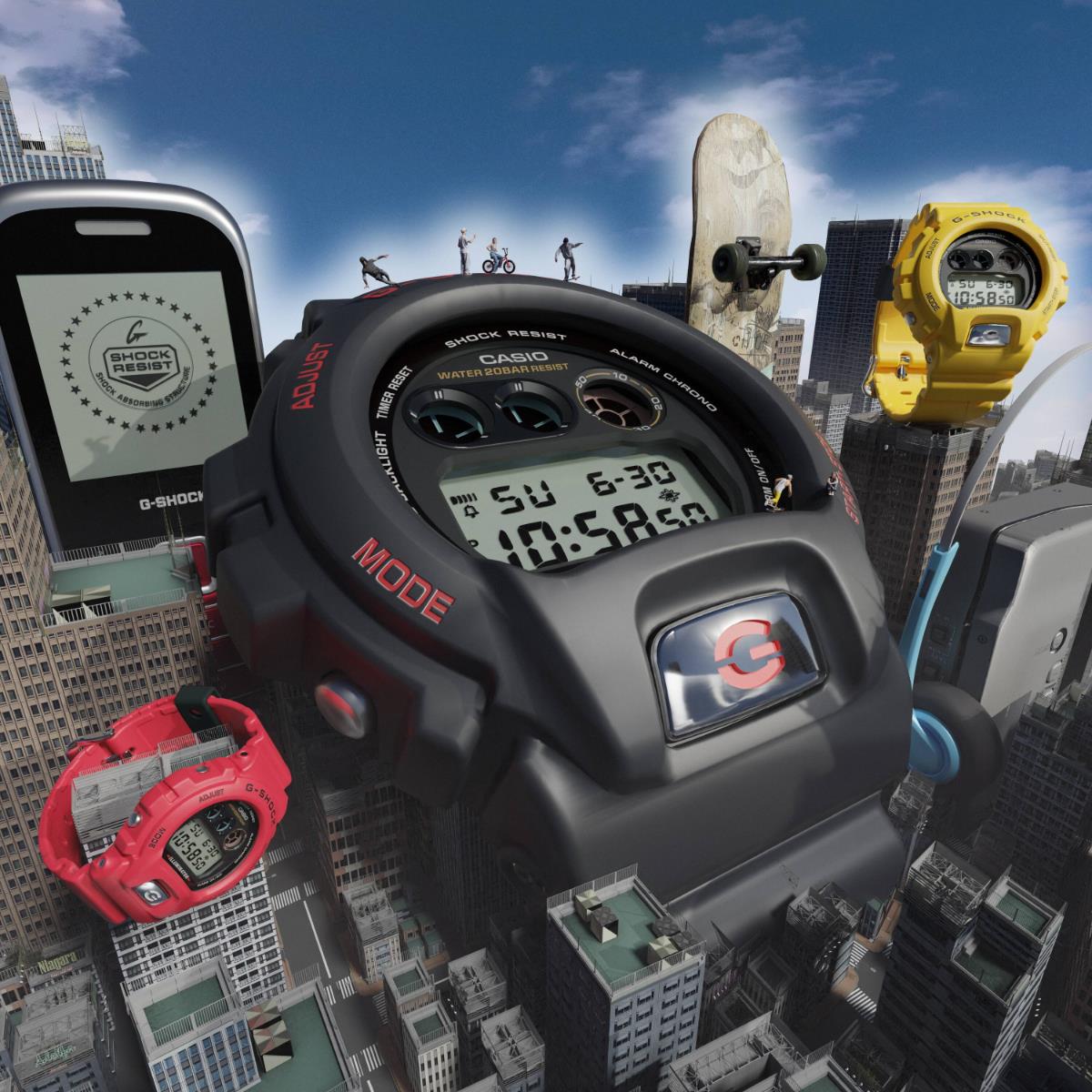 Casio G-Shock 30th Anniversary Red Digital Resin Strap Men's Watch DW-6900TR-4ER