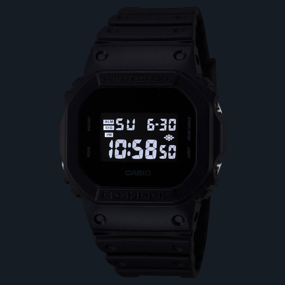 Casio G-Shock 5600 Series Black Digital Resin Strap Men's Watch DW-5600UBB-1ER