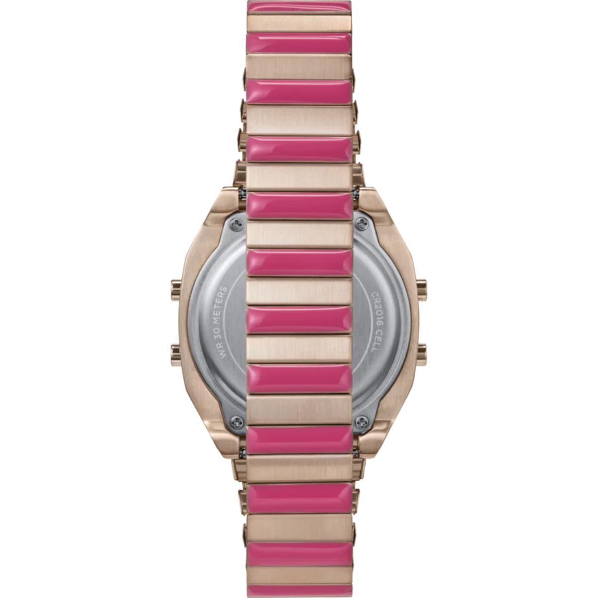 Timex T80 Quartz Digital Steel Strap Women's Watch TW2W41600