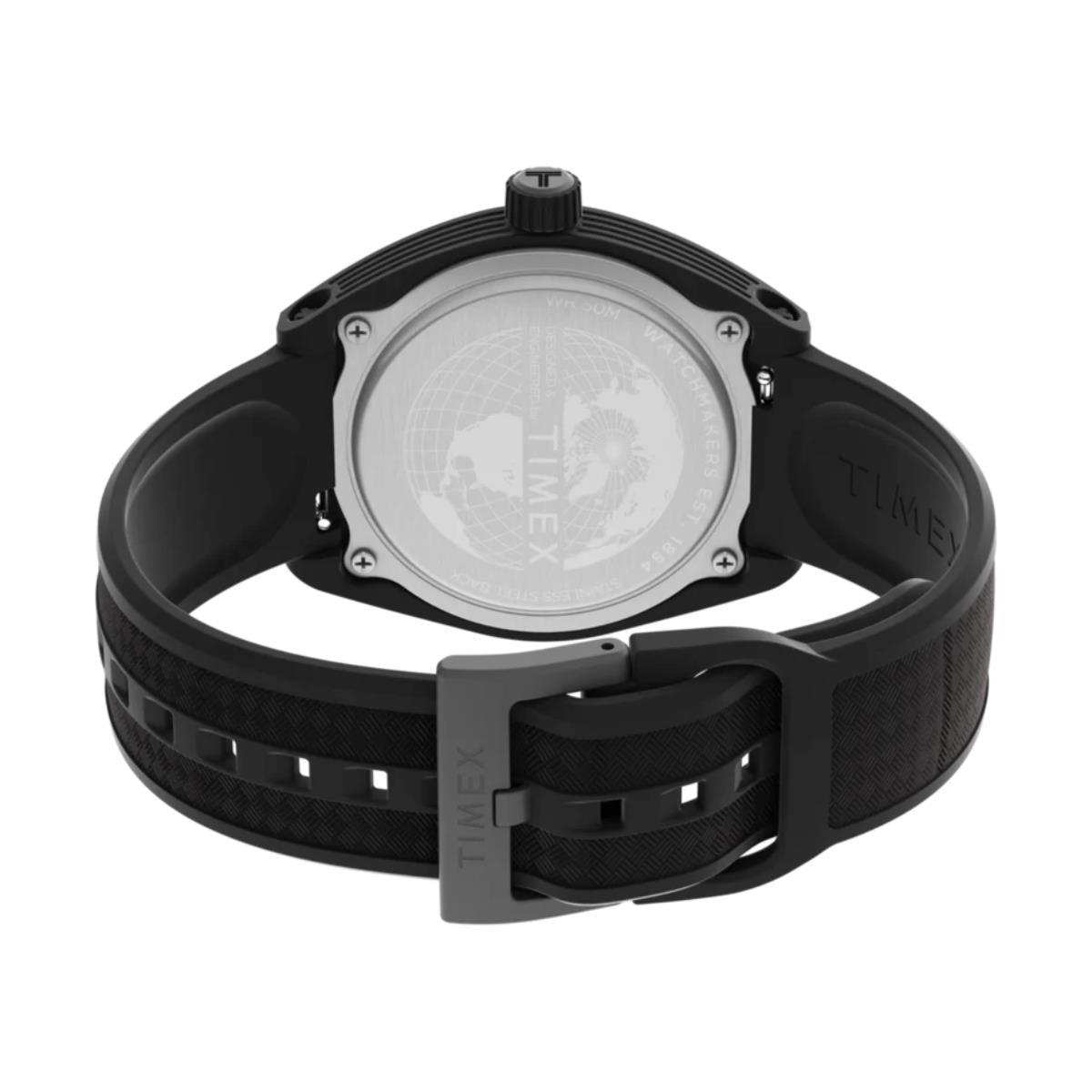 Timex Urban Pop Quartz Black Dial Eco-Friendly Strap Unisex Watch TW2W42100