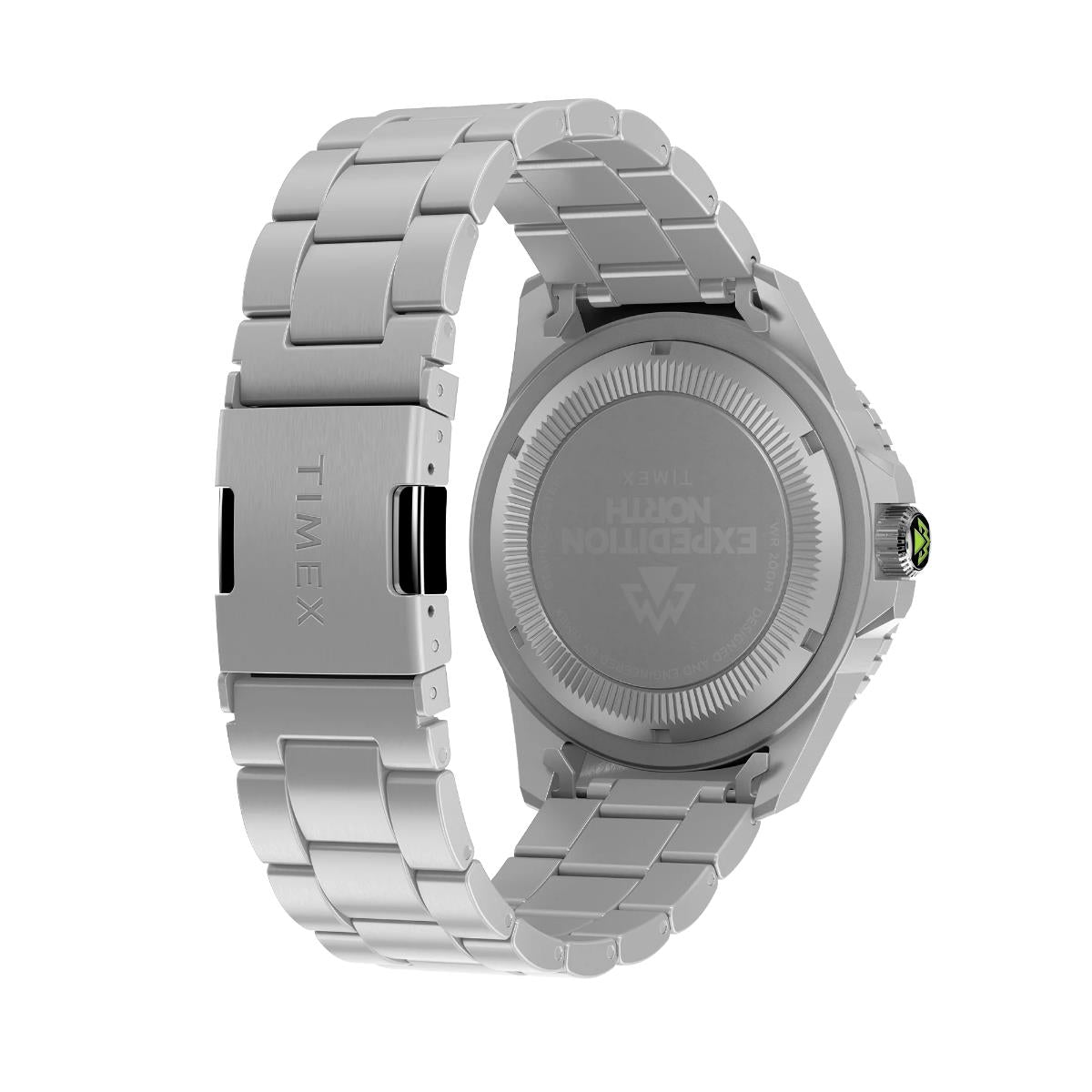 Timex Expedition North Anchorage Quartz Black Dial Steel Strap Men's Watch TW2W41900