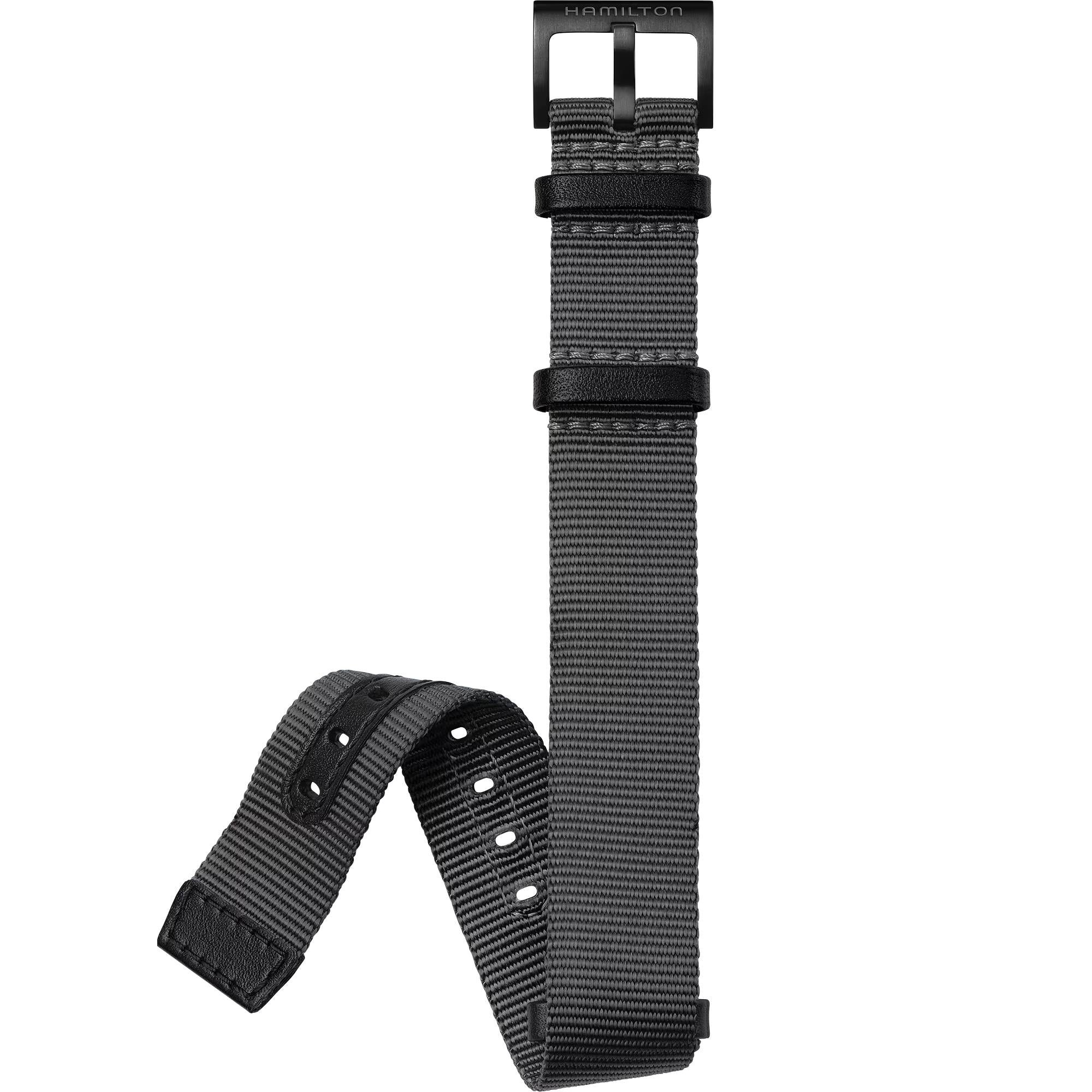 Hamilton Khaki Field Grey NATO Textile Watch Strap H690694107