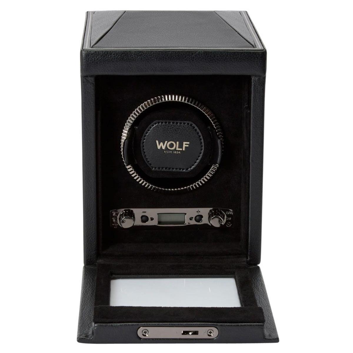 WOLF British Racing Black Single Watch Winder 793102