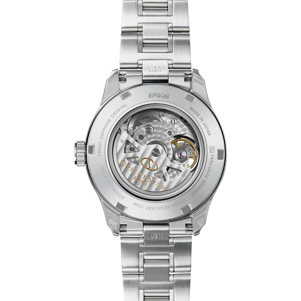 Orient Star Contemporary 39mm Open Heart Power Reserve White Dial Steel Mens Automatic Watch RE-AT0004S00B