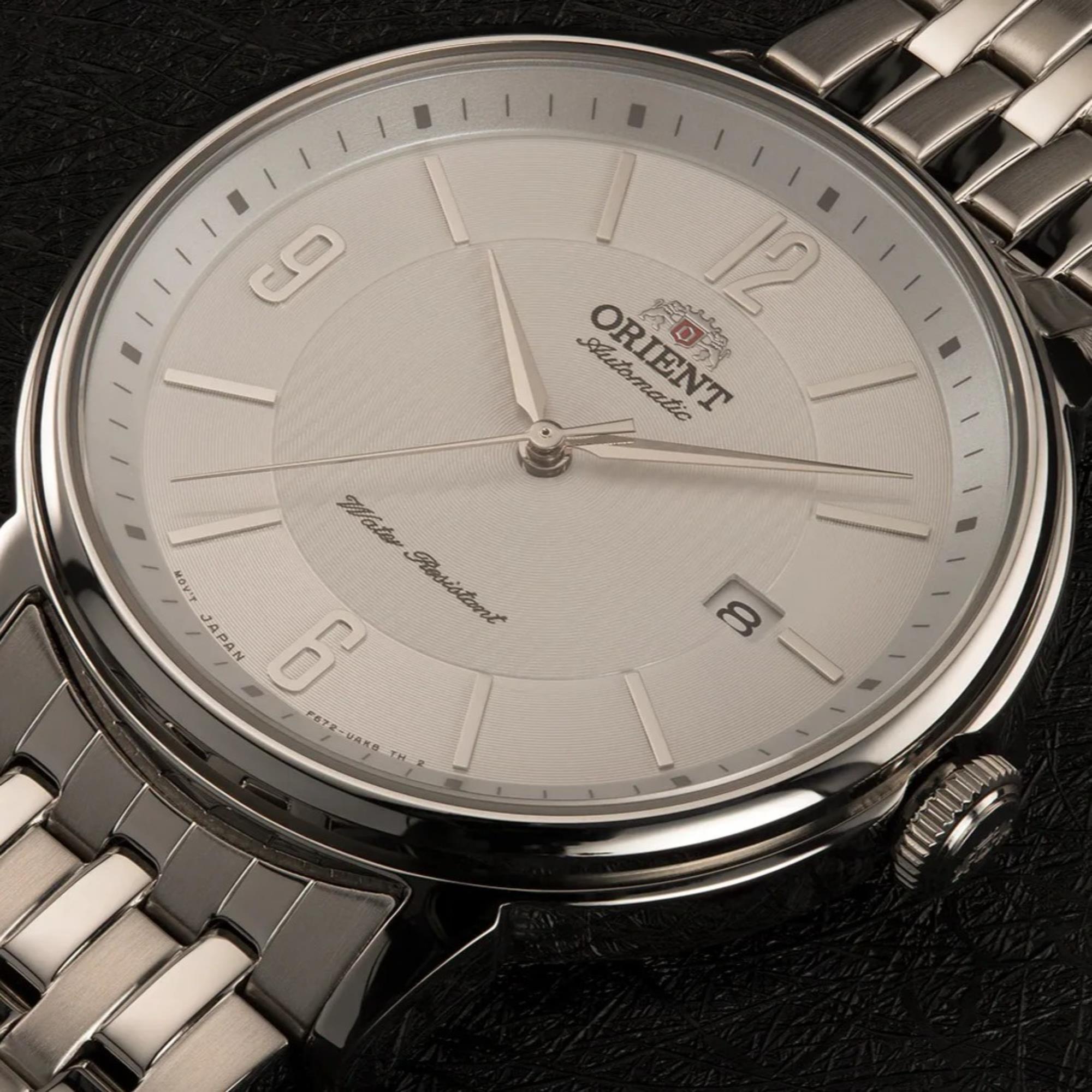 Orient Contemporary Automatic White Dial Steel Strap Men's Watch RA-AC0J10S10B
