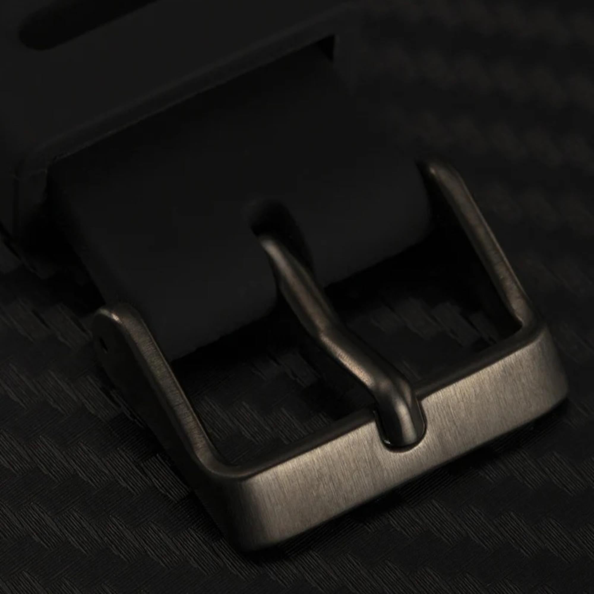 Orient M-Force Automatic Black Dial Silicone Strap Men's Dive Watch RA-AC0L03B00B