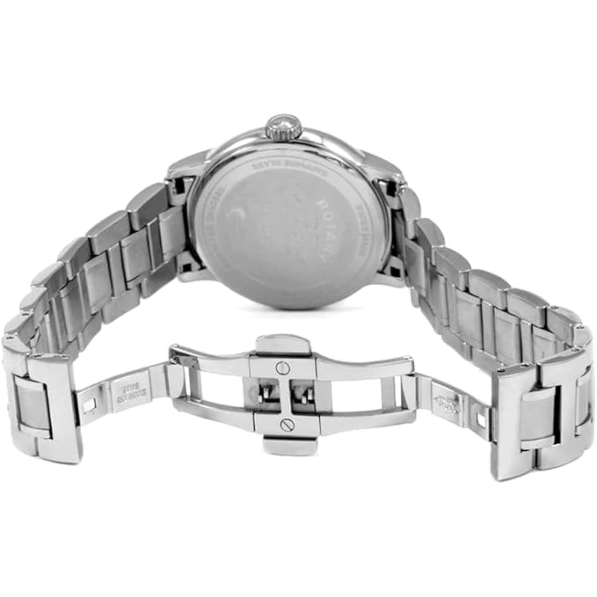 Rotary Les Originales Caviano Blue Dial Steel Strap Men's Watch GB90140/05