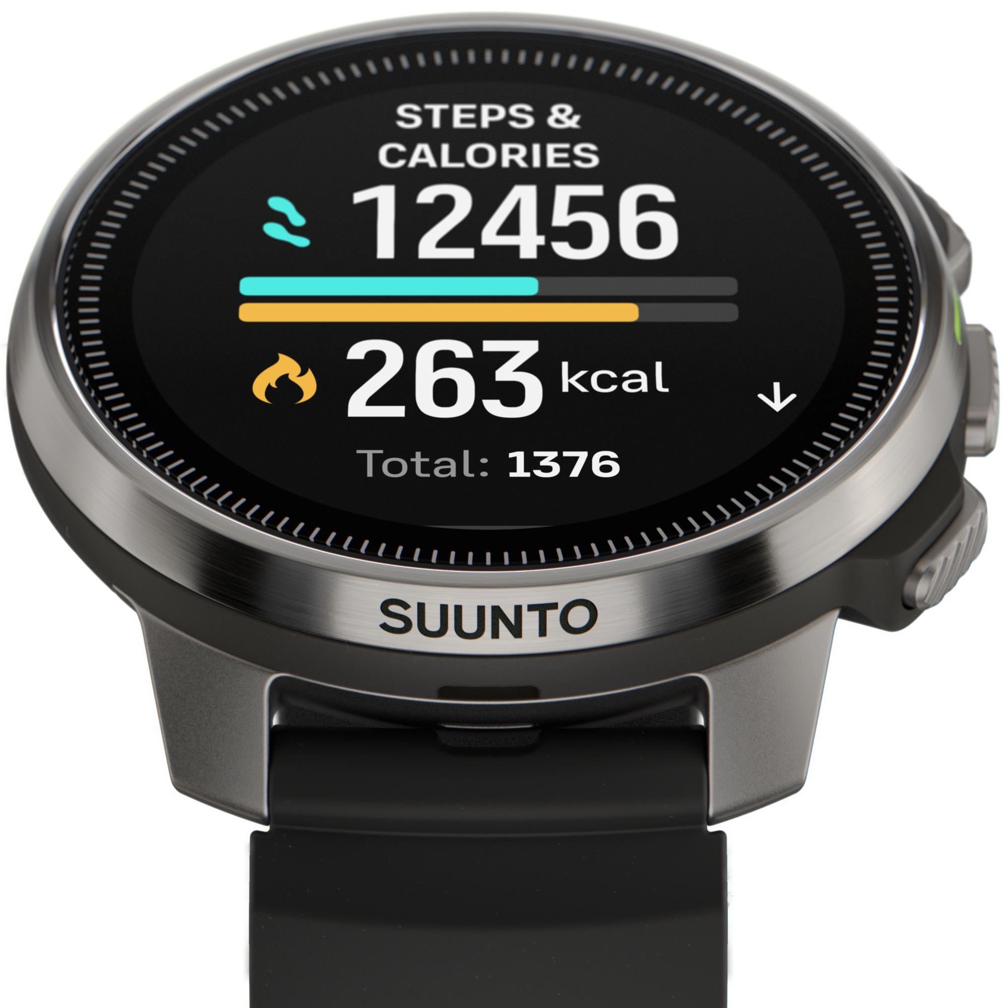 Suunto Ocean Steel Black Digital Silicone Strap Unisex Smart Dive Watch SS050983000