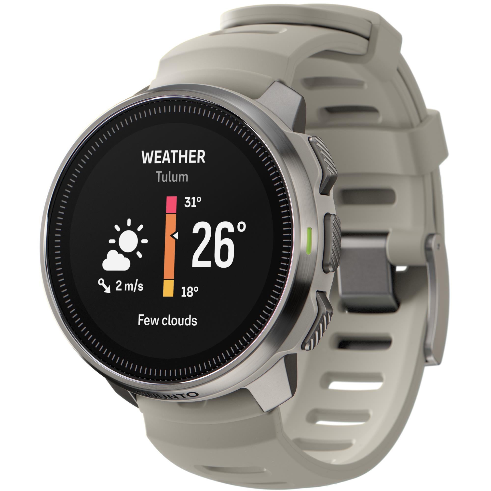 Suunto Ocean Sand Digital Silicone Strap Unisex Smart Dive Watch SS050984000