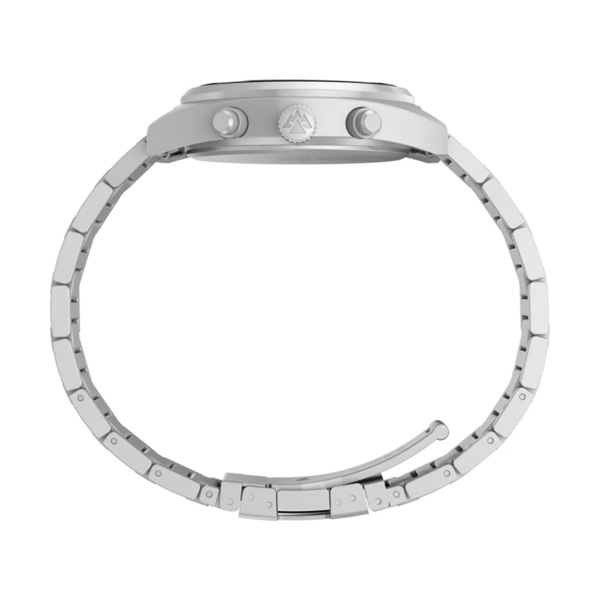 Timex Expedition Capstone Chrono Quartz Black Dial Steel Strap Men's Watch TW2Y61200