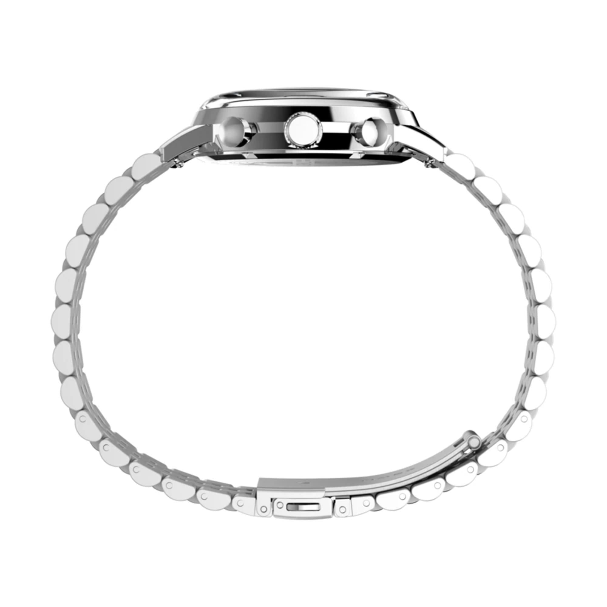 Timex Marlin Chronograph Tachymeter Blue Dial Steel Strap Men's Watch TW2Y66500