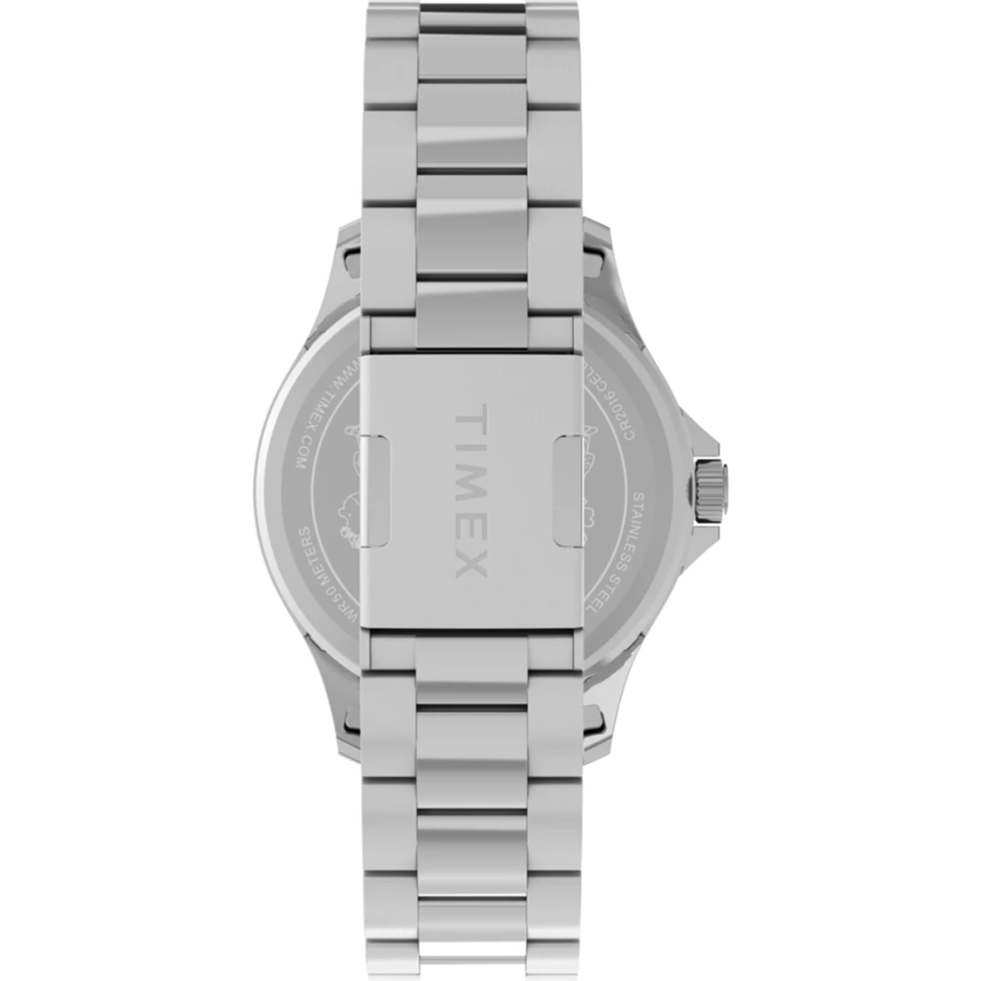 Timex Peanuts Snoopy Soccer Quartz Blue Dial Steel Strap Men's Watch TW2Y53900