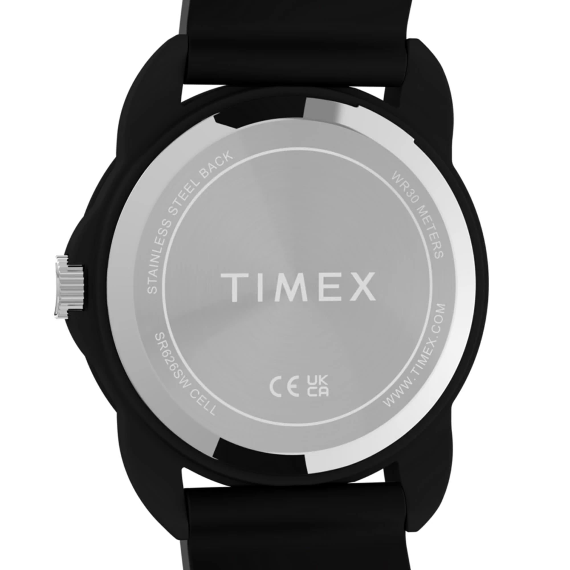 Timex Time Machines Quartz White Dial Silicone Strap Unisex Watch TW2Y59800