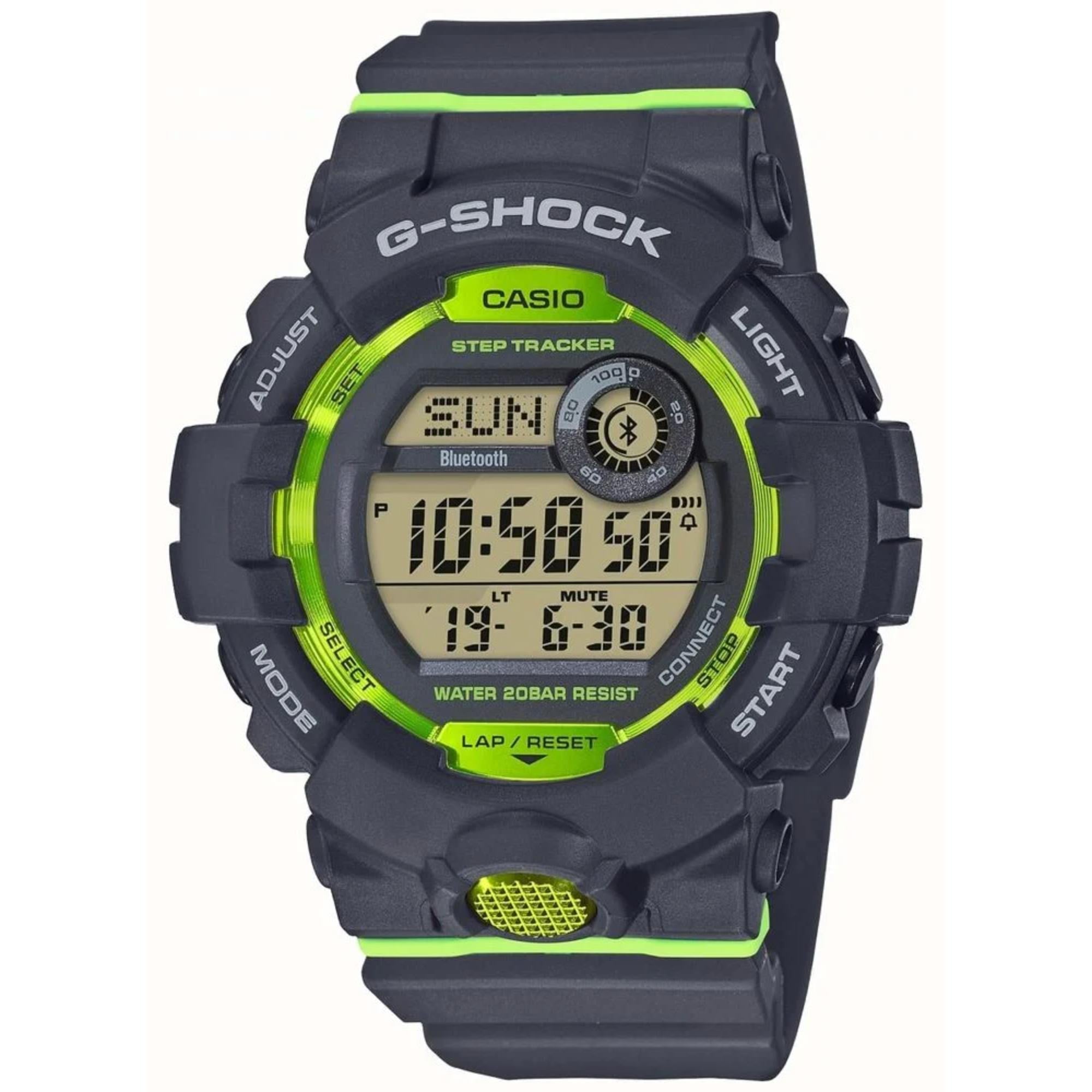 Casio G-Squad Quartz Digital Resin Strap Men's Watch GBD-800-8ER