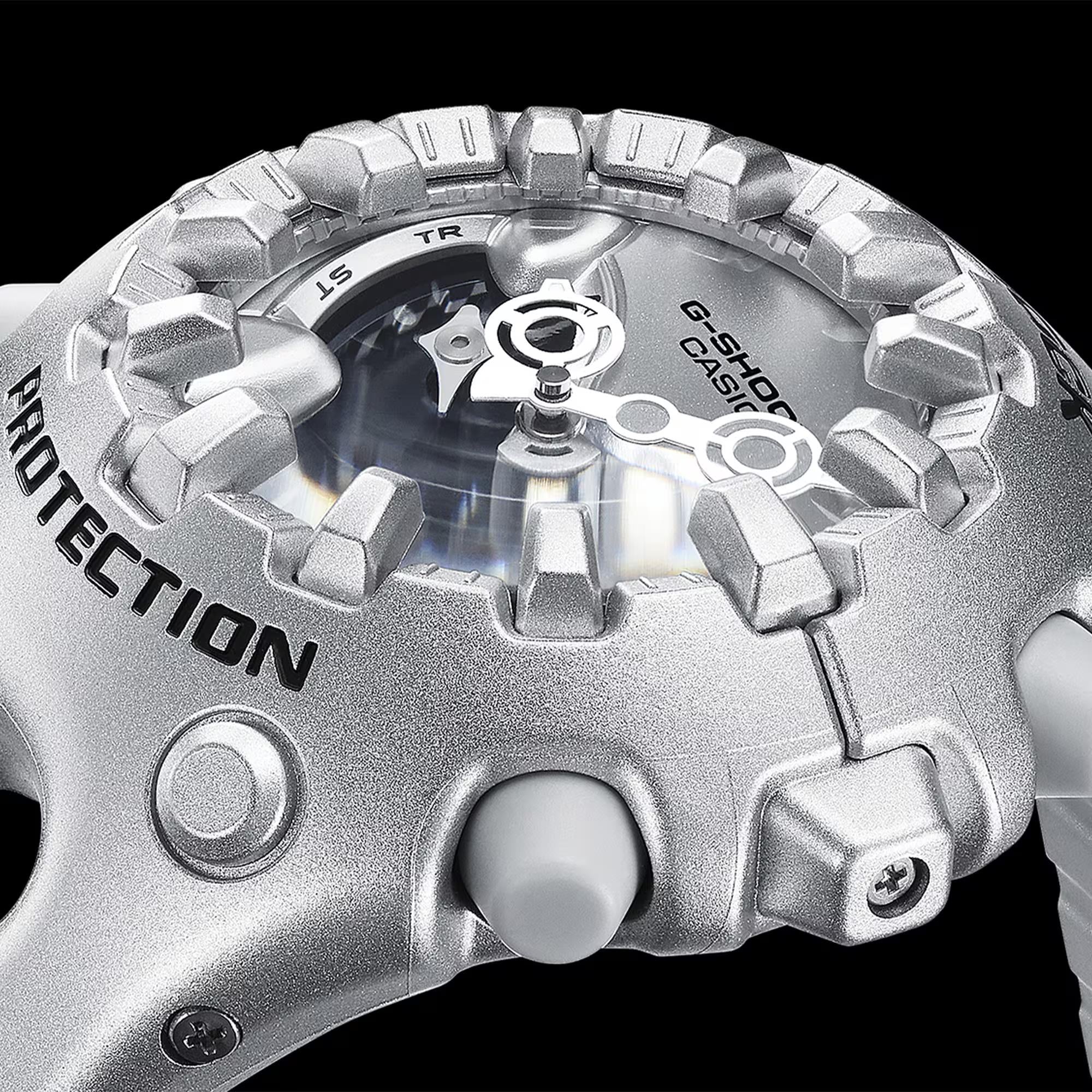 Casio G-Shock GA-V01 Series Quartz Grey Digi-Analogue Resin Strap Men's Watch GA-V01A-8AER