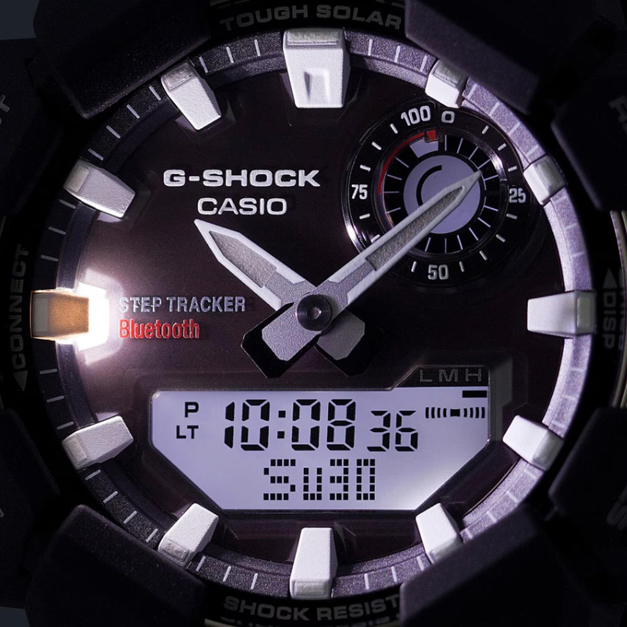 Casio G-Shock Solar Bluetooth Black Digi-Analogue Resin Strap Men's Watch GA-B010-1A1ER