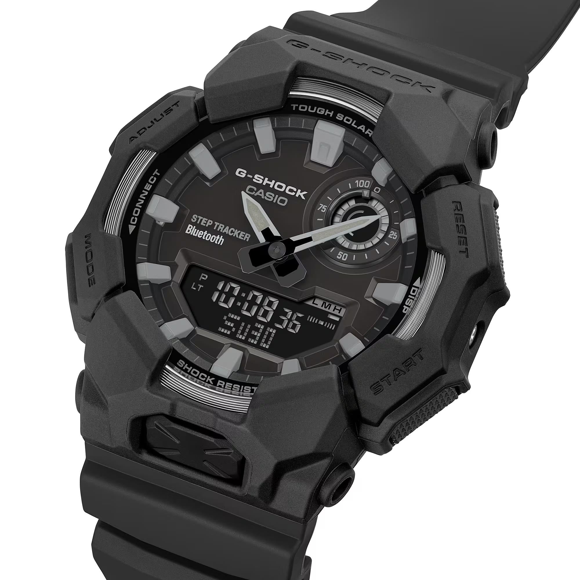 Casio G-Shock Solar Bluetooth Black Digi-Analogue Resin Strap Men's Watch GA-B010-1A1ER