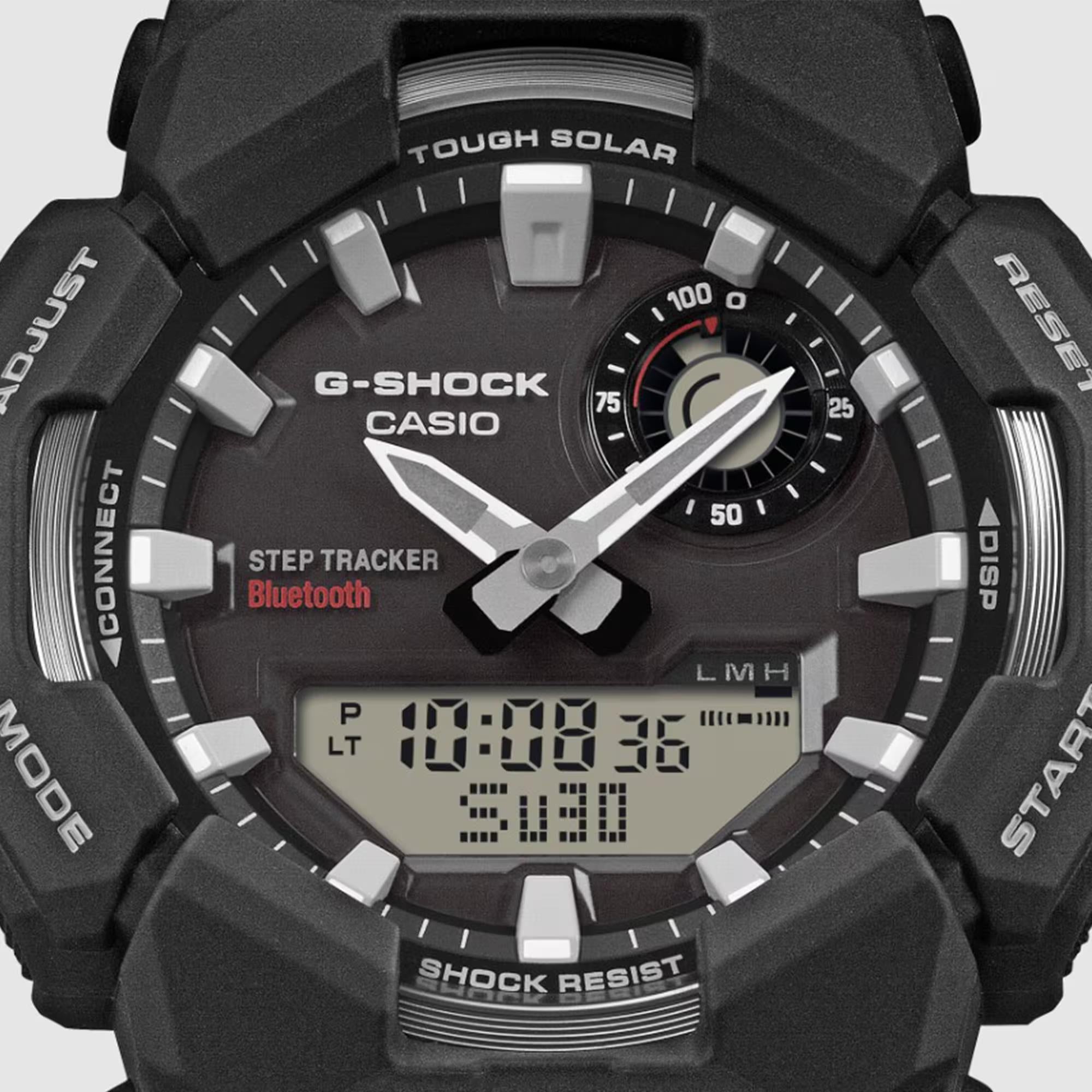 Casio G-Shock Solar Bluetooth Black Digi-Analogue Resin Strap Men's Watch GA-B010-1AER