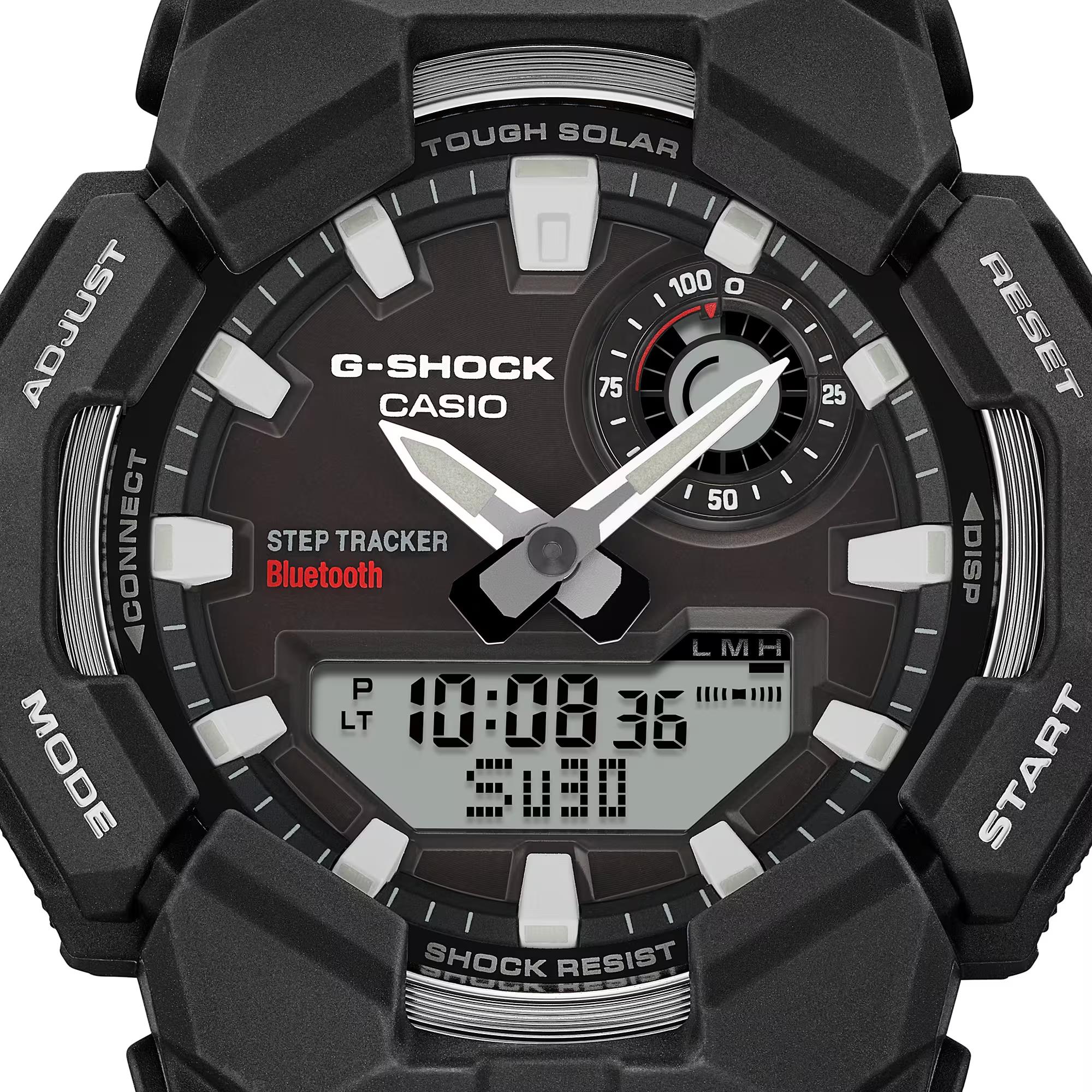 Casio G-Shock Solar Bluetooth Black Digi-Analogue Resin Strap Men's Watch GA-B010-1AER