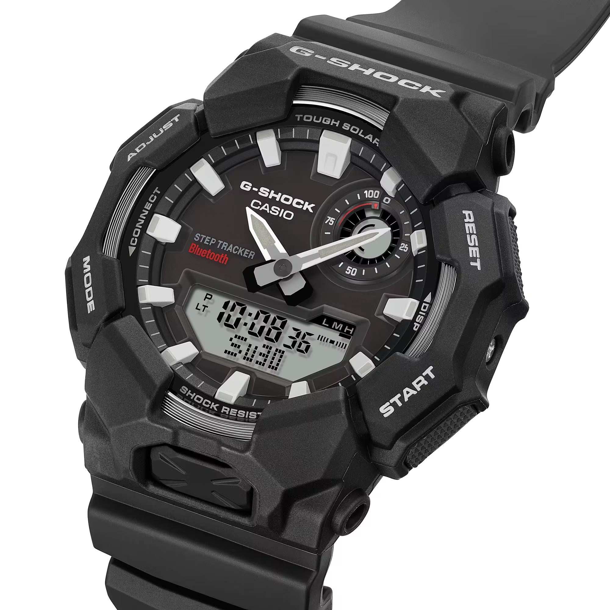 Casio G-Shock Solar Bluetooth Black Digi-Analogue Resin Strap Men's Watch GA-B010-1AER