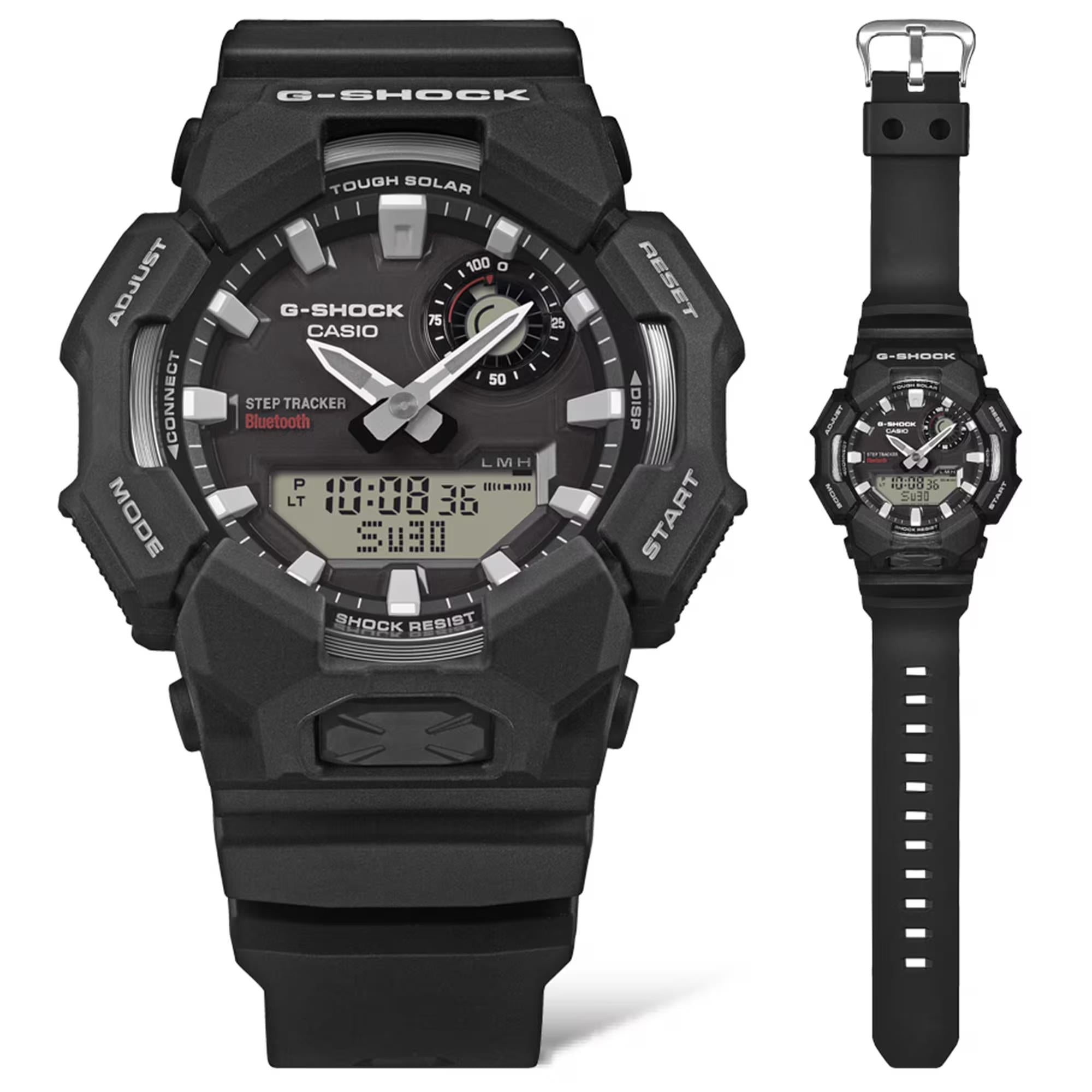 Casio G-Shock Solar Bluetooth Black Digi-Analogue Resin Strap Men's Watch GA-B010-1AER