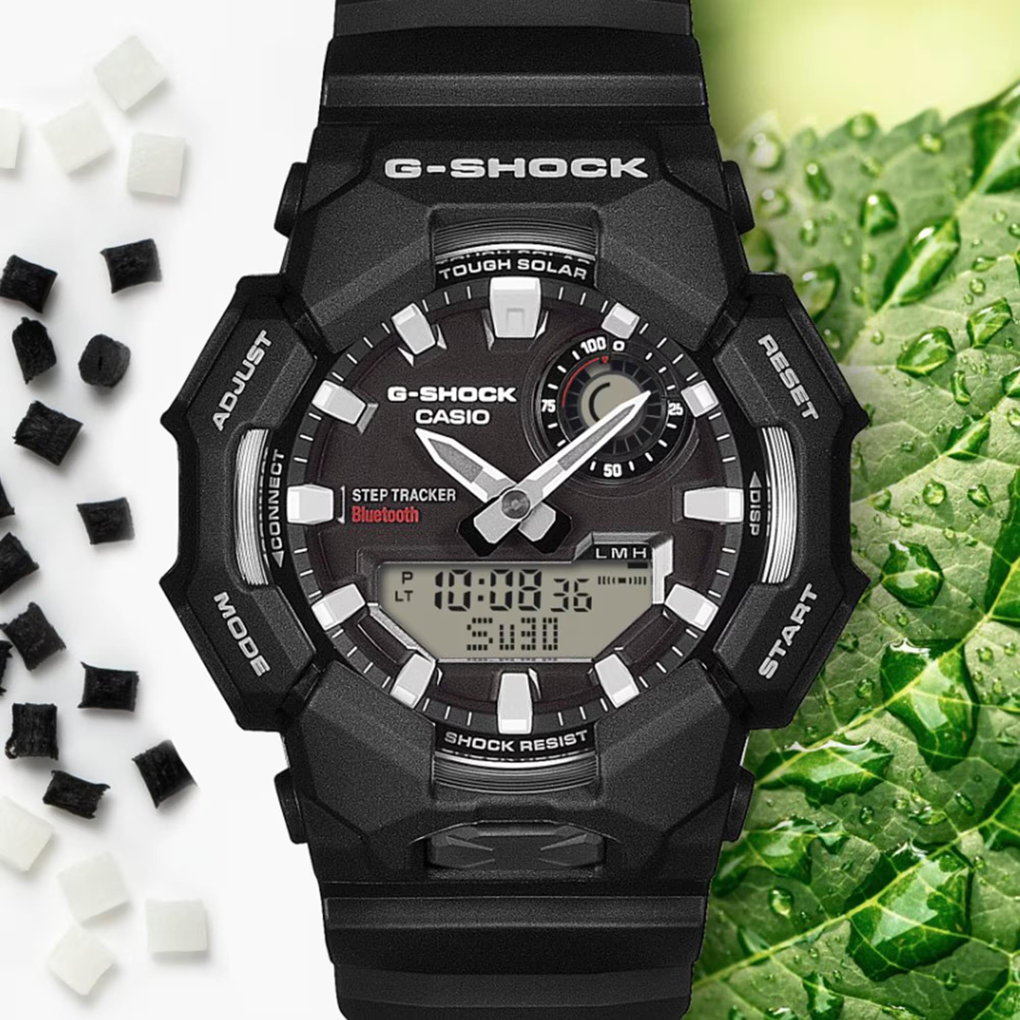 Casio G-Shock Solar Bluetooth Black Digi-Analogue Resin Strap Men's Watch GA-B010-1AER