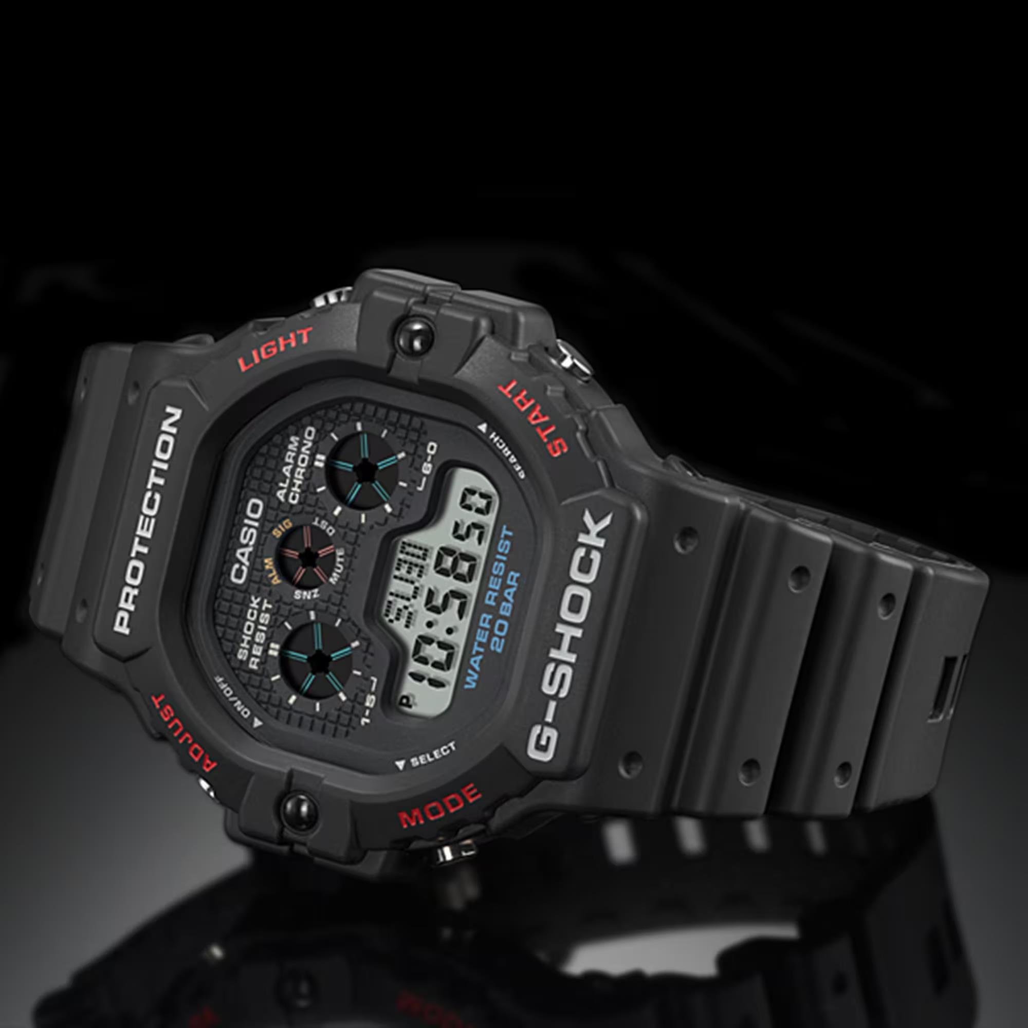 Casio G-Shock Black Digital Resin Strap Men's Watch DW-5900U-1ER