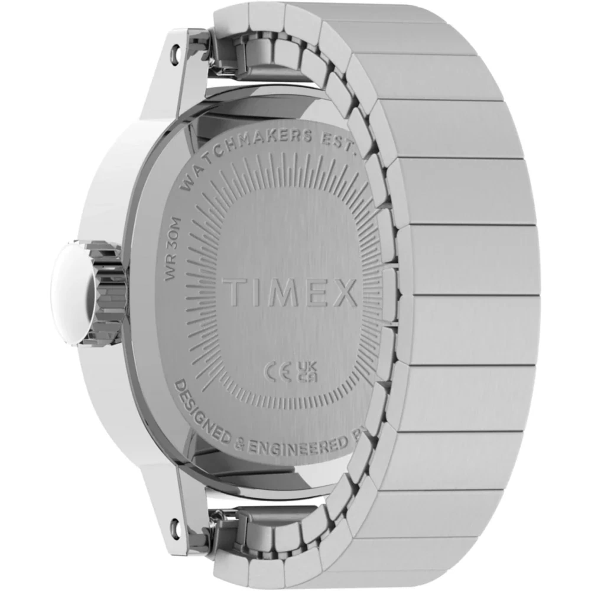 TW2Y70700 Timex Cavatina Silver Quartz Women's Ring Watch