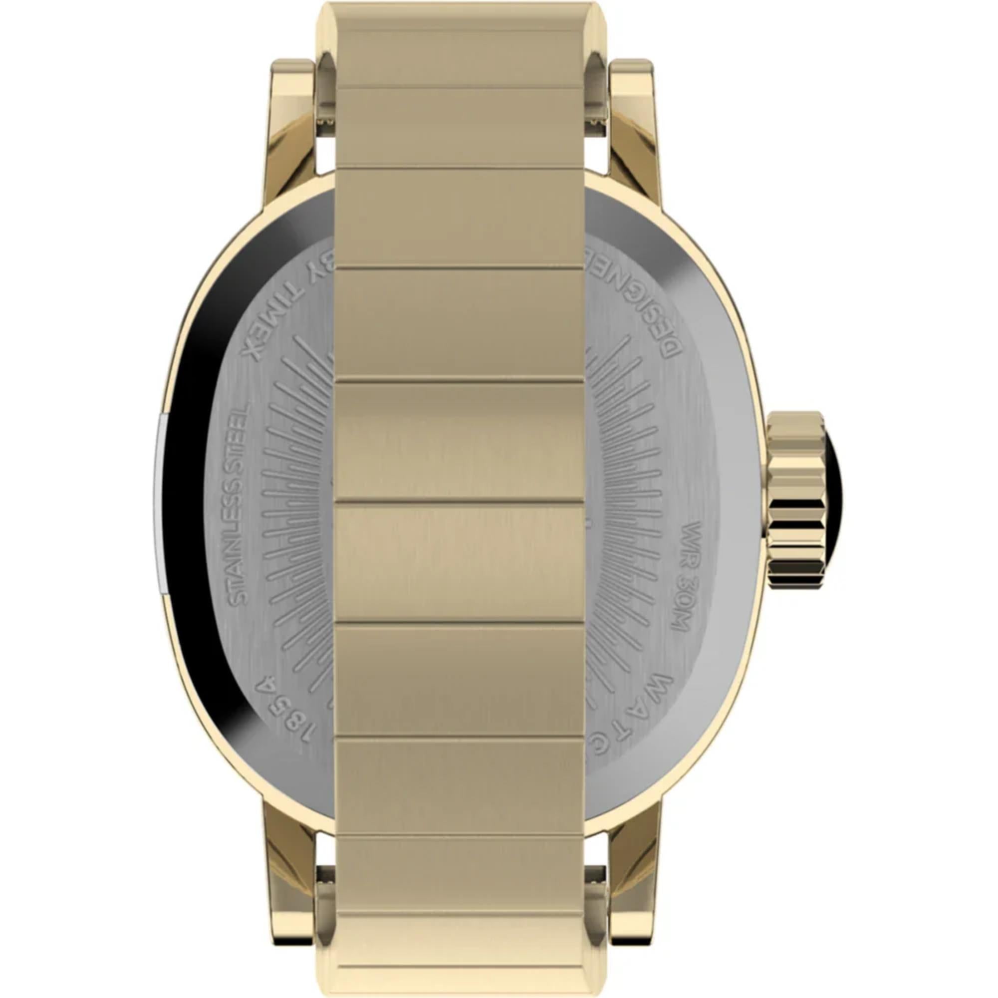 Timex Cavatina Gold Quartz White Dial Women's Ring Watch TW2Y70800