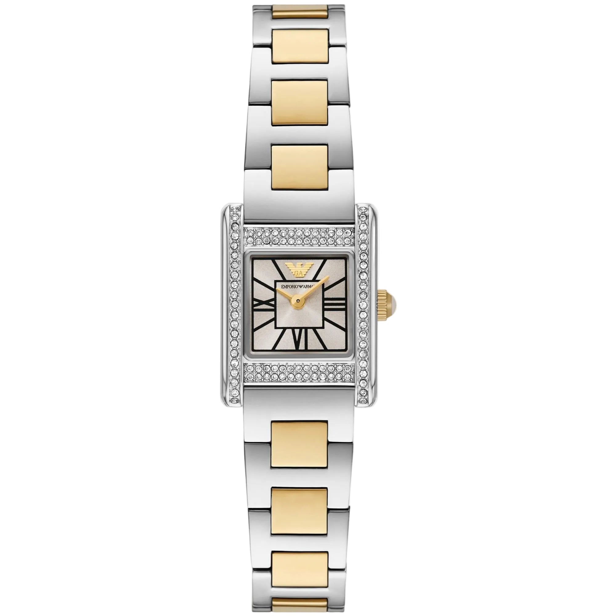 Emporio Armani Genni 20mm Grey Dial Steel Ladies Quartz Watch AR11704