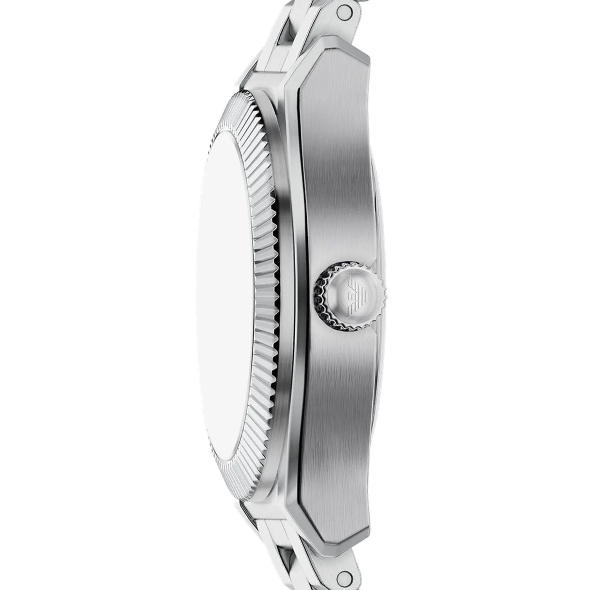 Emporio Armani Quartz Blue Dial Steel Strap Women's Watch AR11760