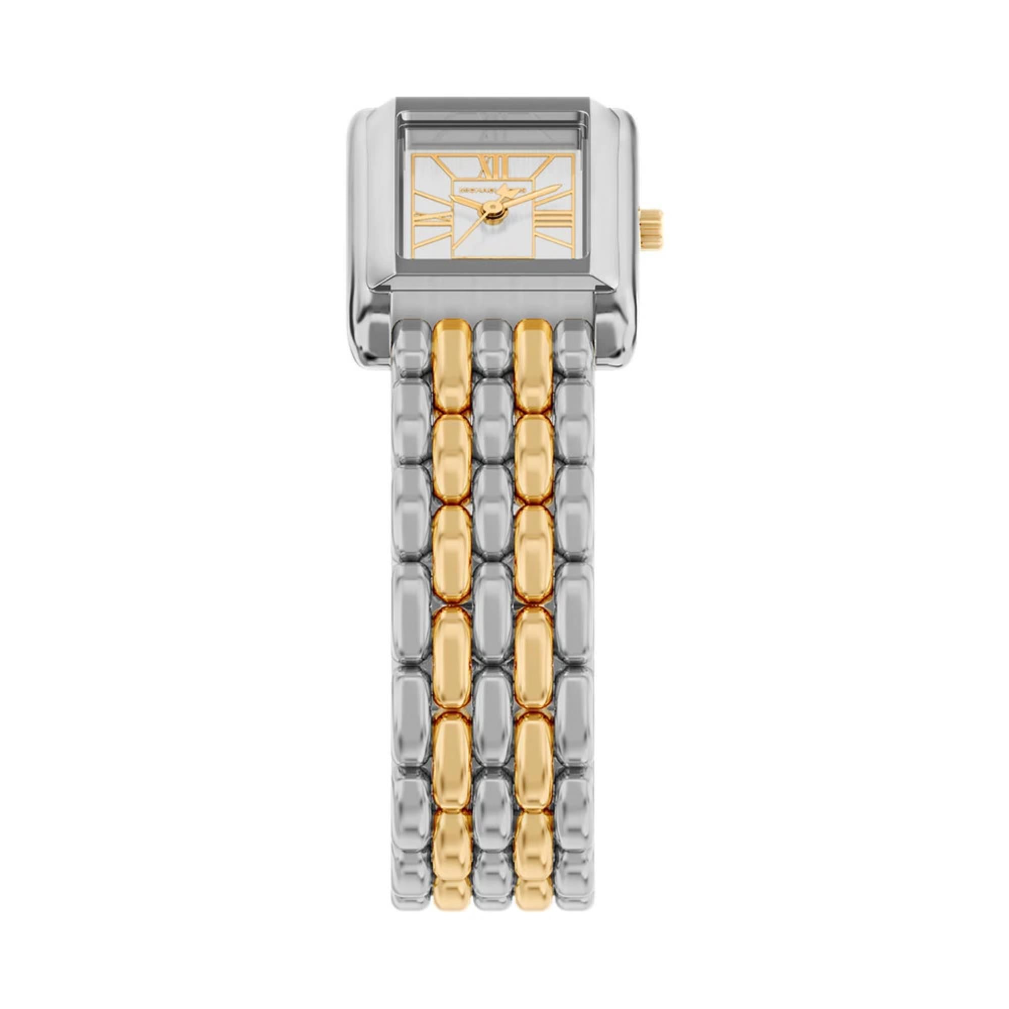 Michael Kors Petite Essex White Dial Steel Strap Women's Watch MK4999