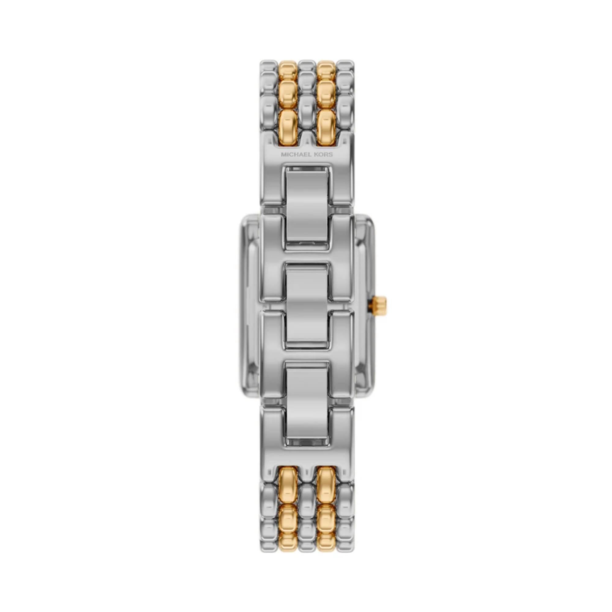 Michael Kors Petite Essex White Dial Steel Strap Women's Watch MK4999