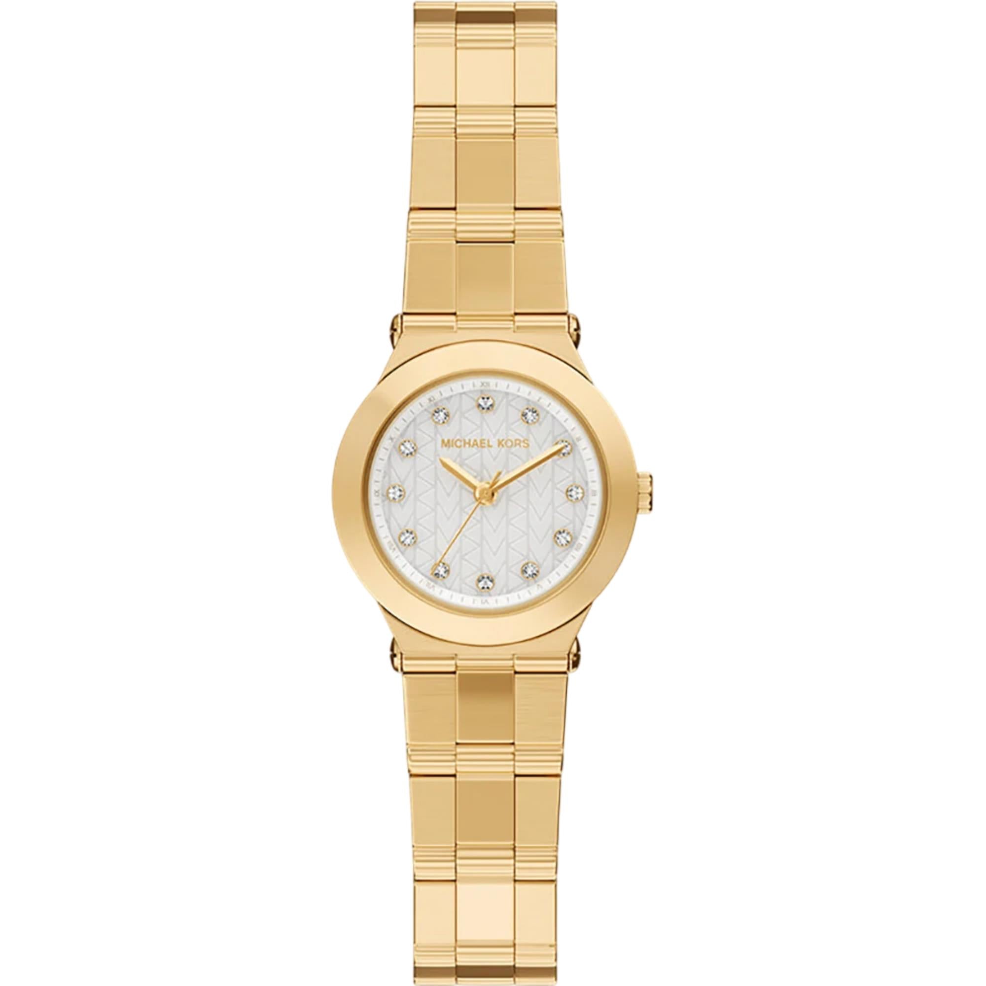 Michael Kors Billie Quartz White Mother of Pearl Dial Steel Strap Women's Watch MK7567