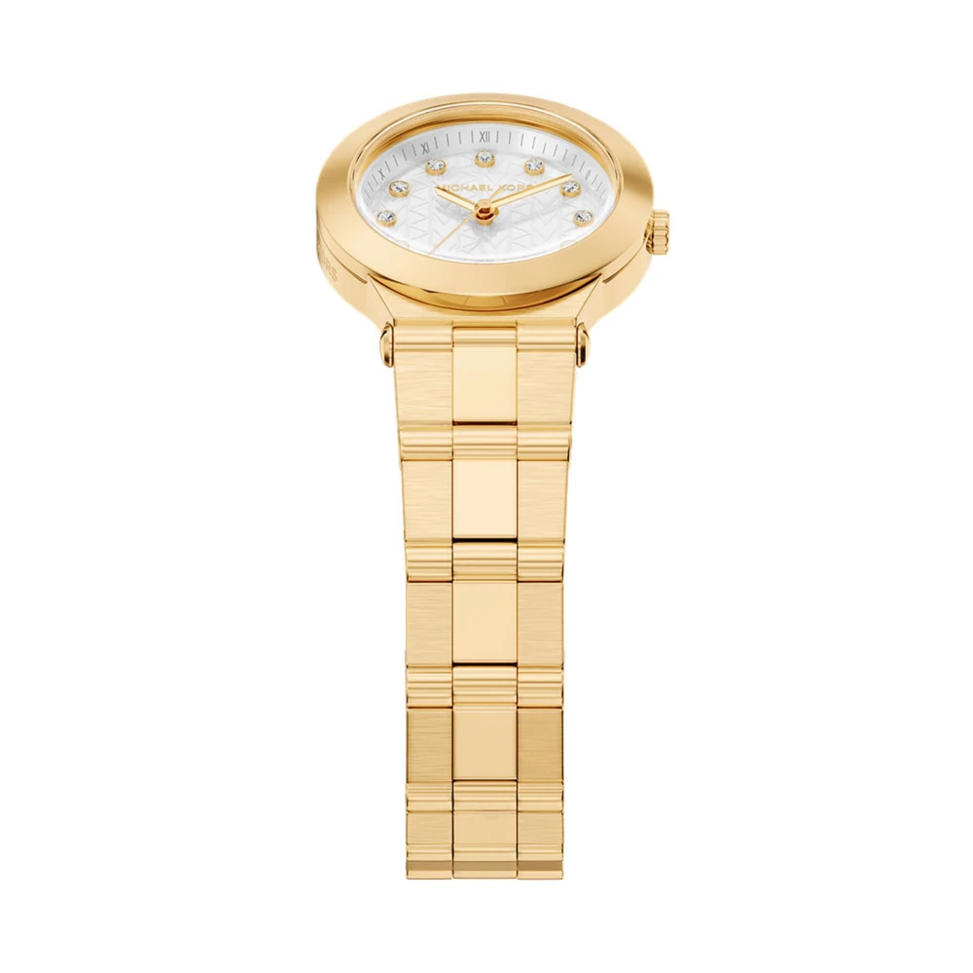 Michael Kors Billie Quartz White Mother of Pearl Dial Steel Strap Women's Watch MK7567