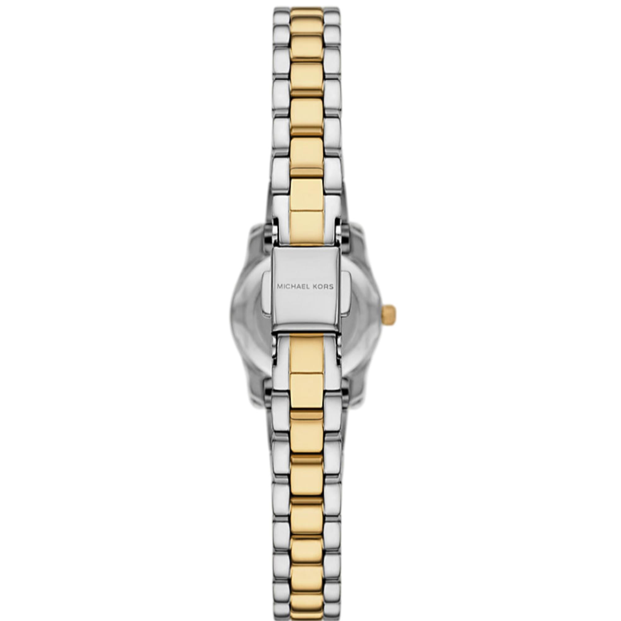 Michael Kors Lexington Pave Silver Dial Steel Strap Women's Watch MK4903