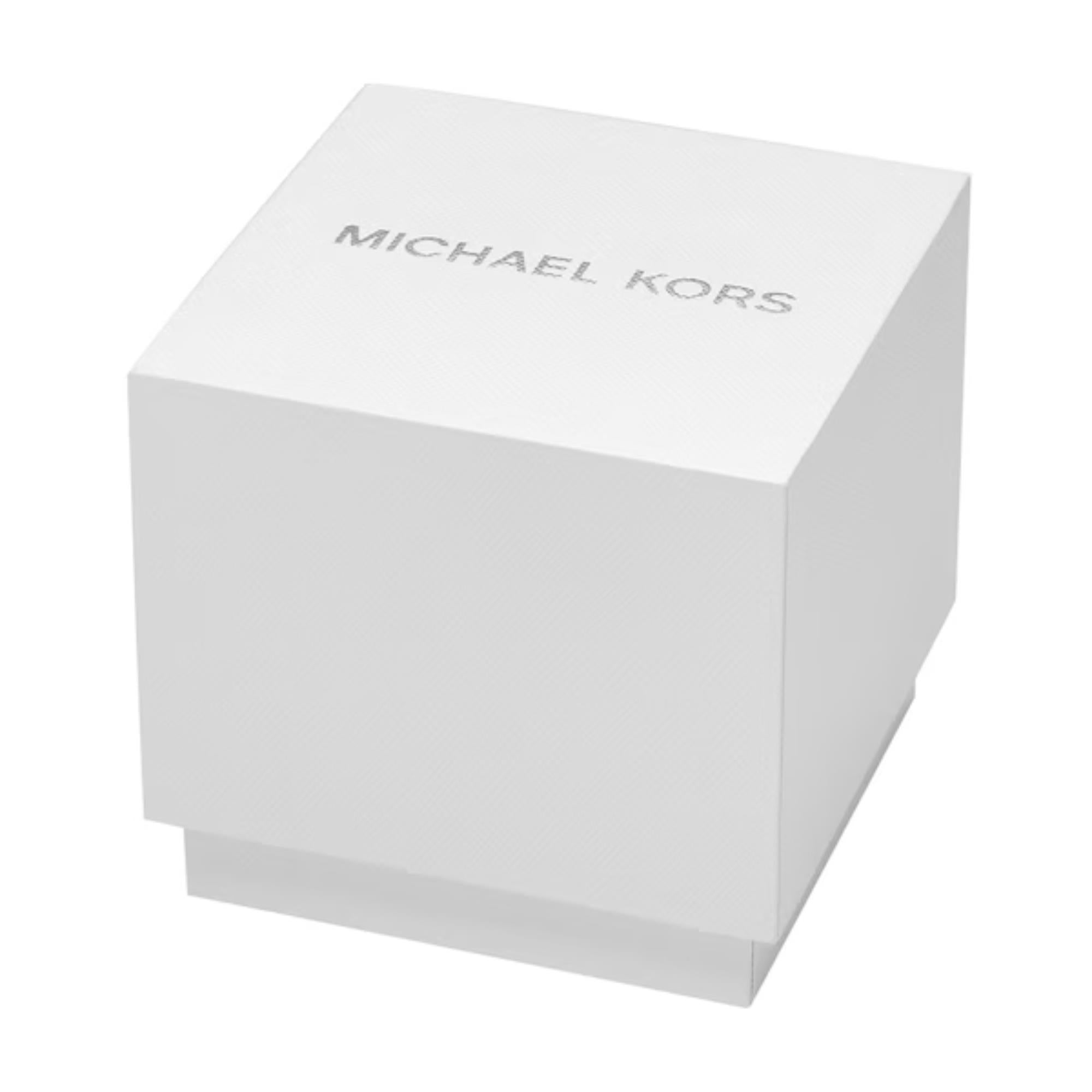 Michael Kors Pyper 38mm White Dial Steel Ladies Quartz Watch MK4918