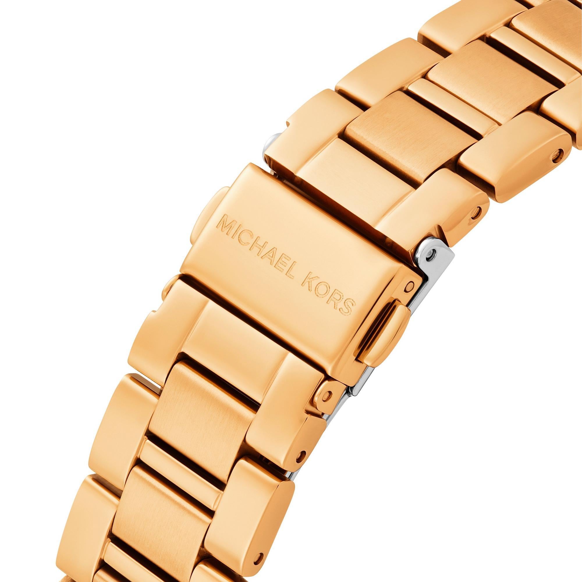 Michael Kors Essex Quartz Gold Dial Steel Strap Women's Watch MK4904
