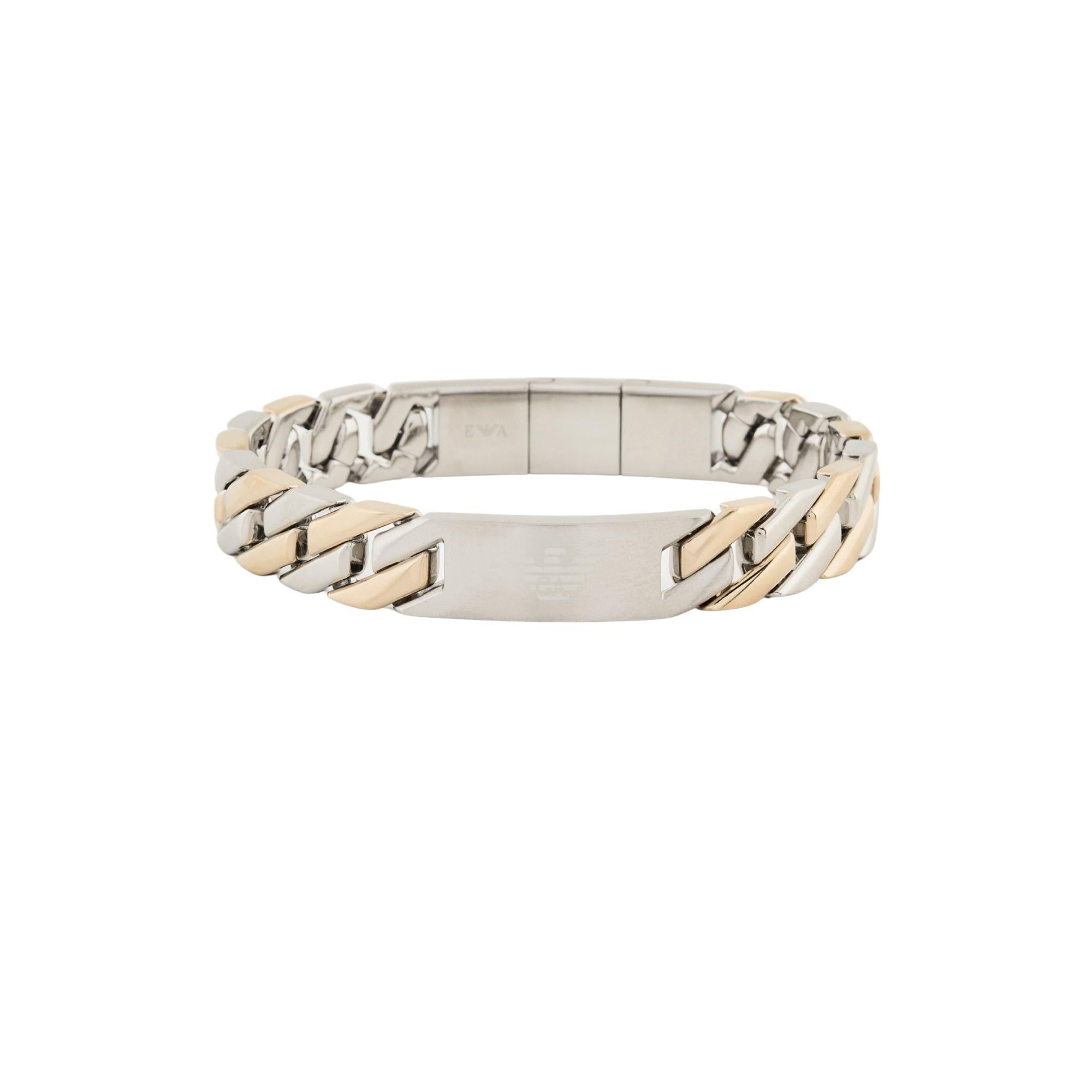 Emporio Armani Stainless Steel ID Men's Bracelet EGS3314040