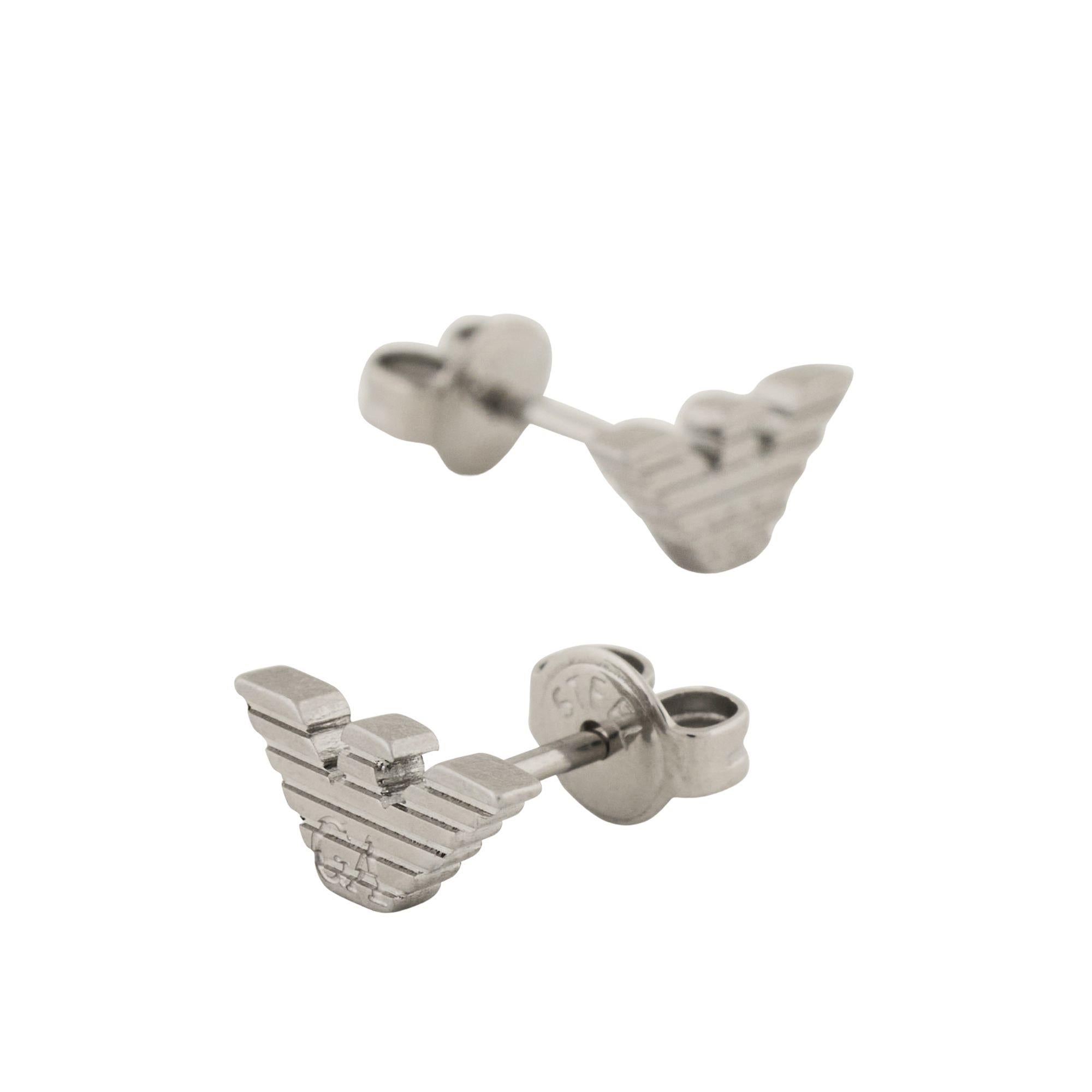 Emporio Armani Stainless Steel Stud Men's Earrings EGS3318040