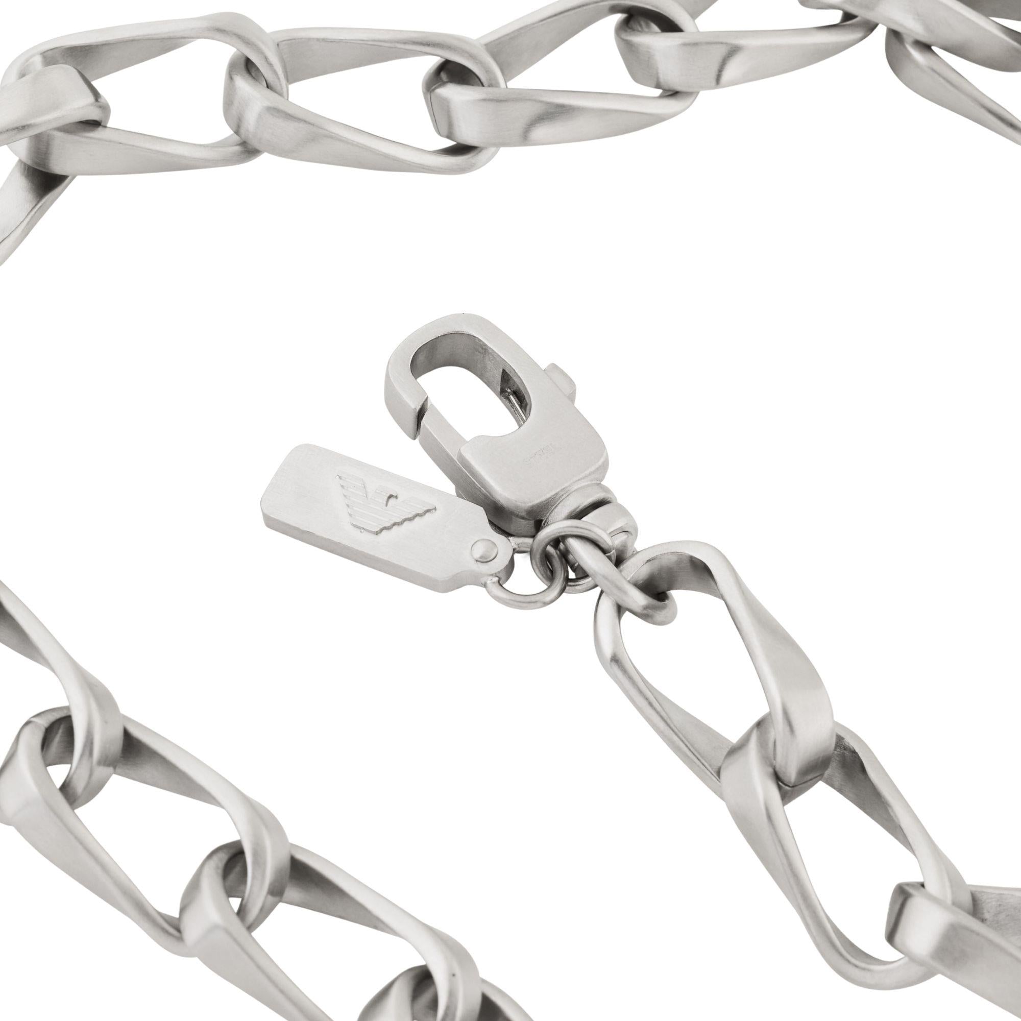Emporio Armani Stainless Steel Chain Men's Necklace EGS3301040