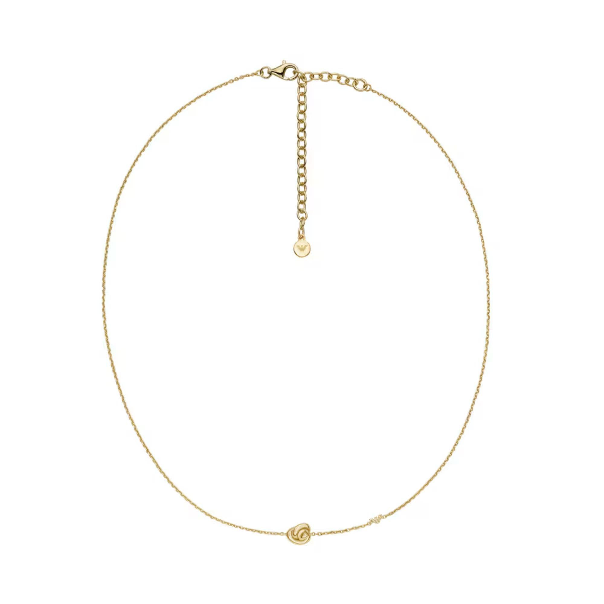 Emporio Armani Paramour Gold Tone Knot Women's Necklace EG3636710