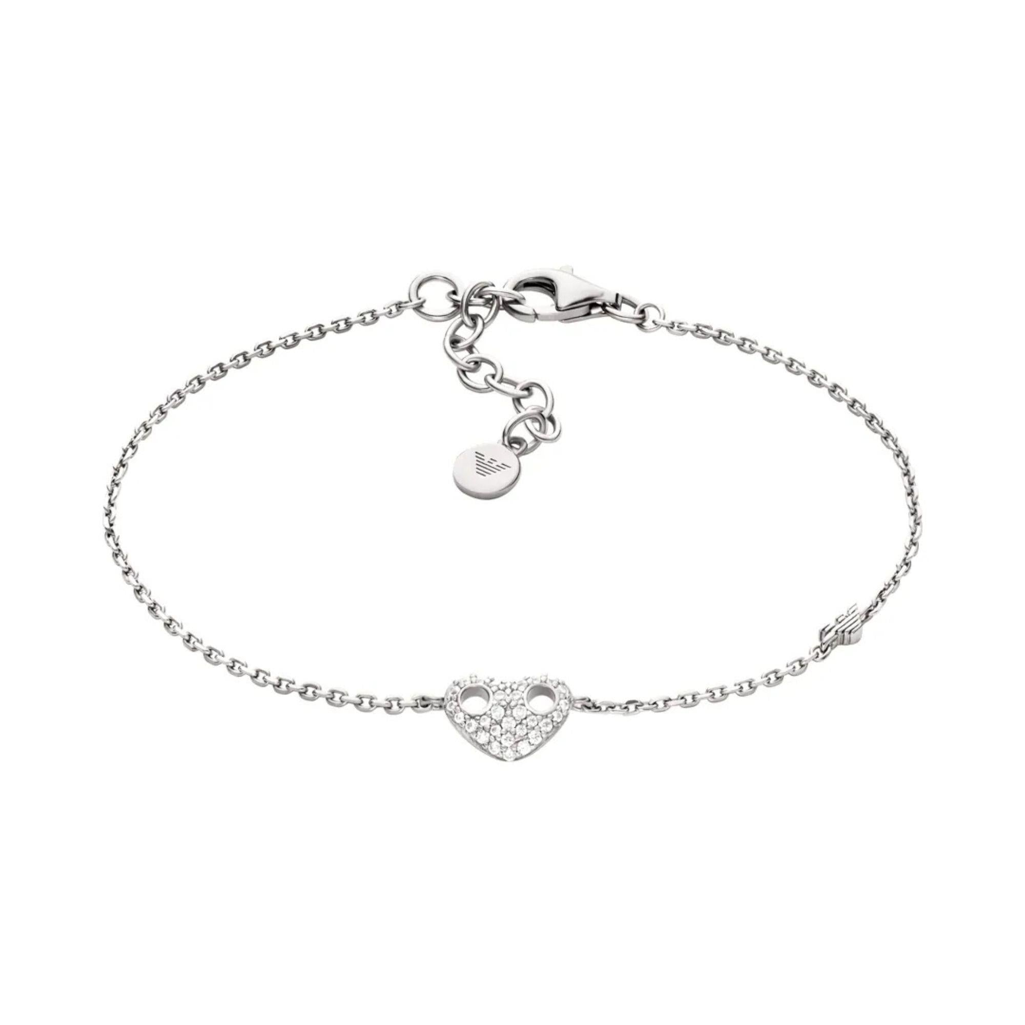 Emporio Armani Marina's Love Sterling Silver Women's Bracelet EG3647040