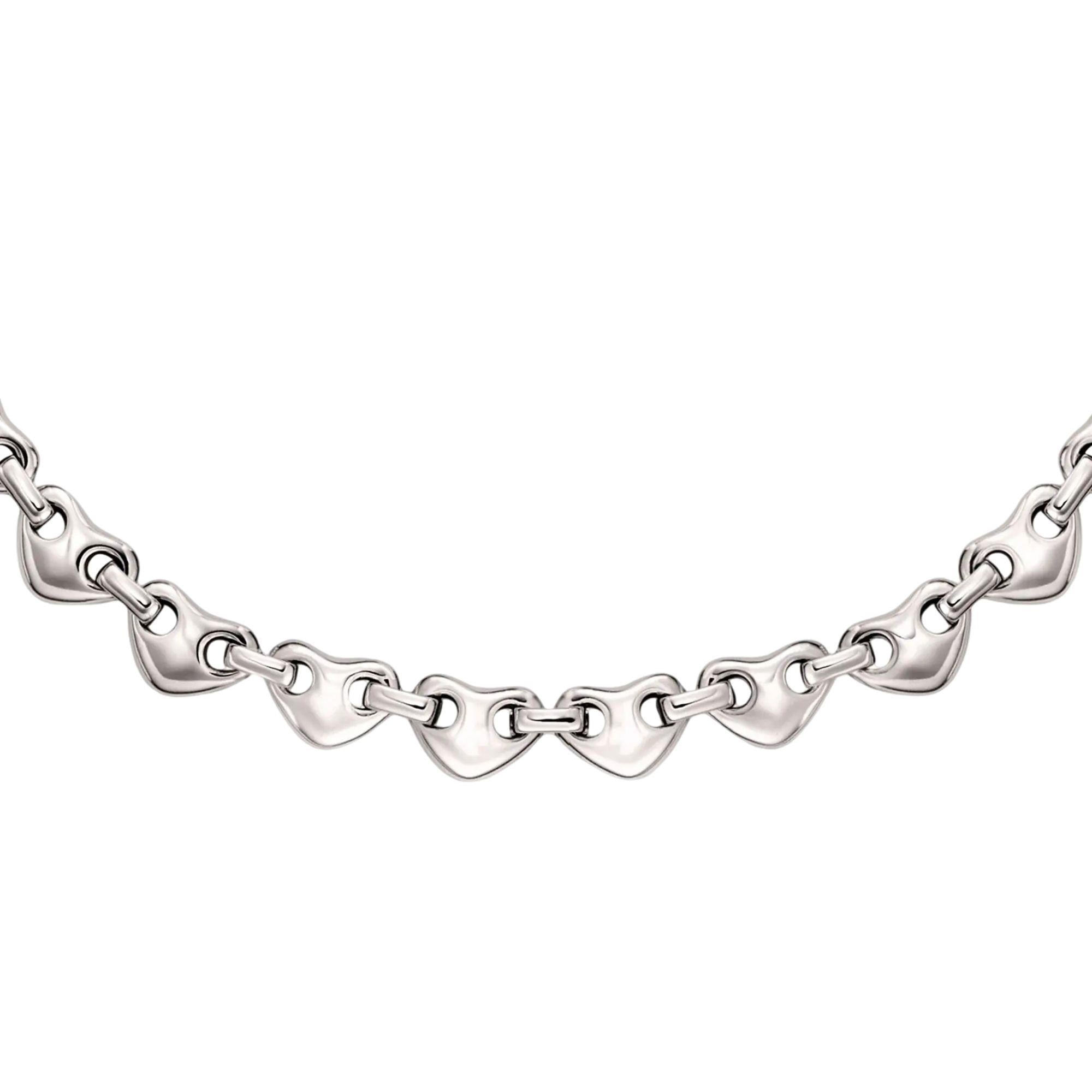 Emporio Armani Sentimental Marina's Love Silvery Women's Necklace EGS3334040