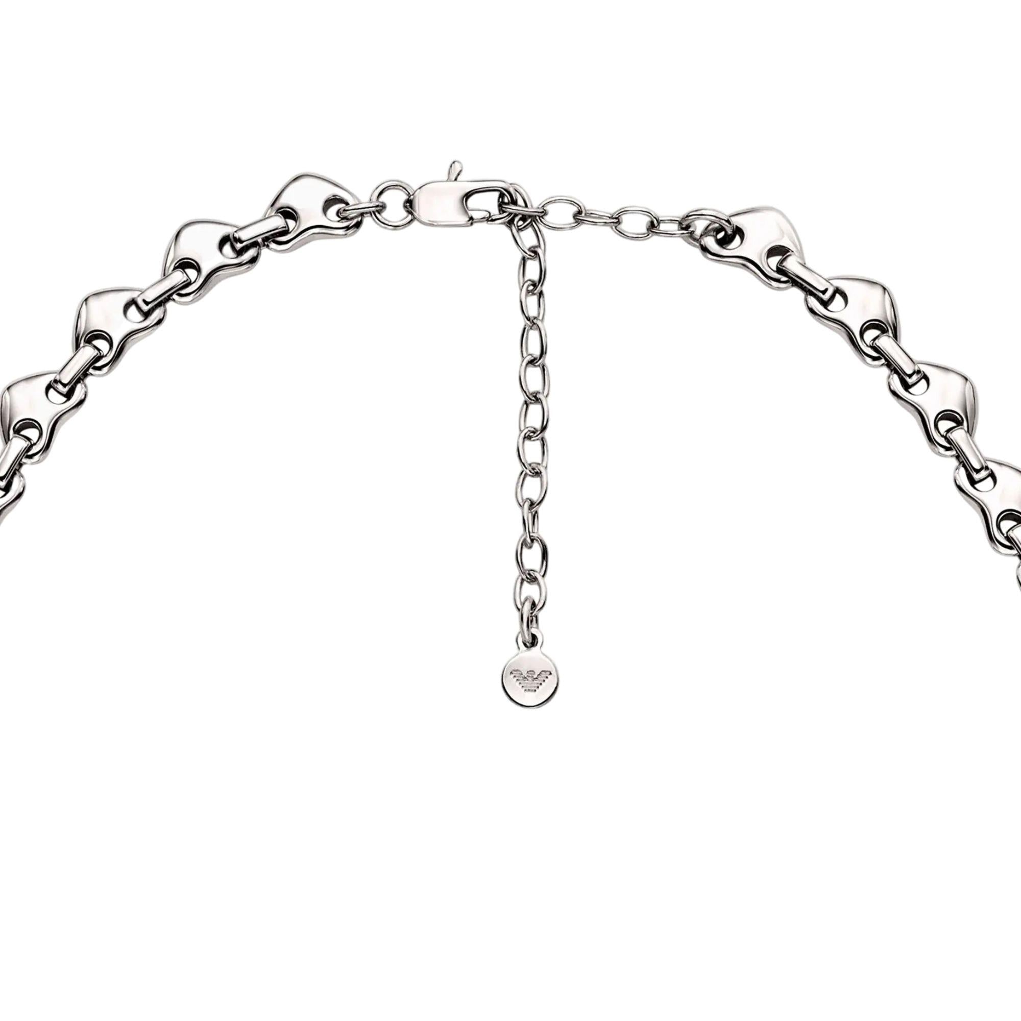 Emporio Armani Sentimental Marina's Love Silvery Women's Necklace EGS3334040