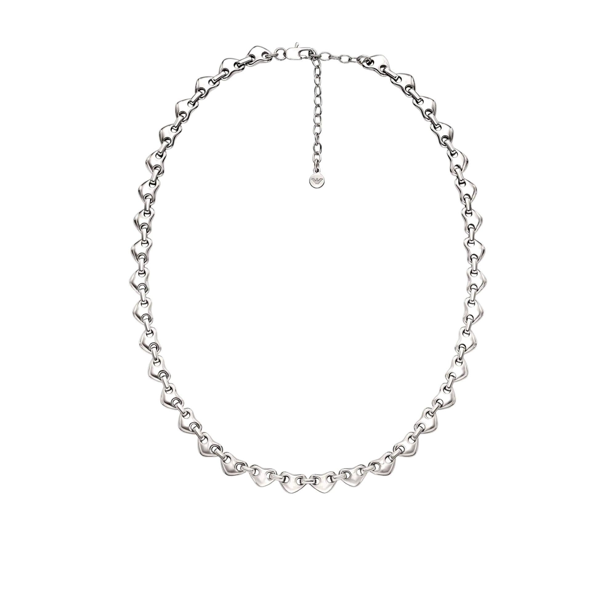 Emporio Armani Sentimental Marina's Love Silvery Women's Necklace EGS3334040